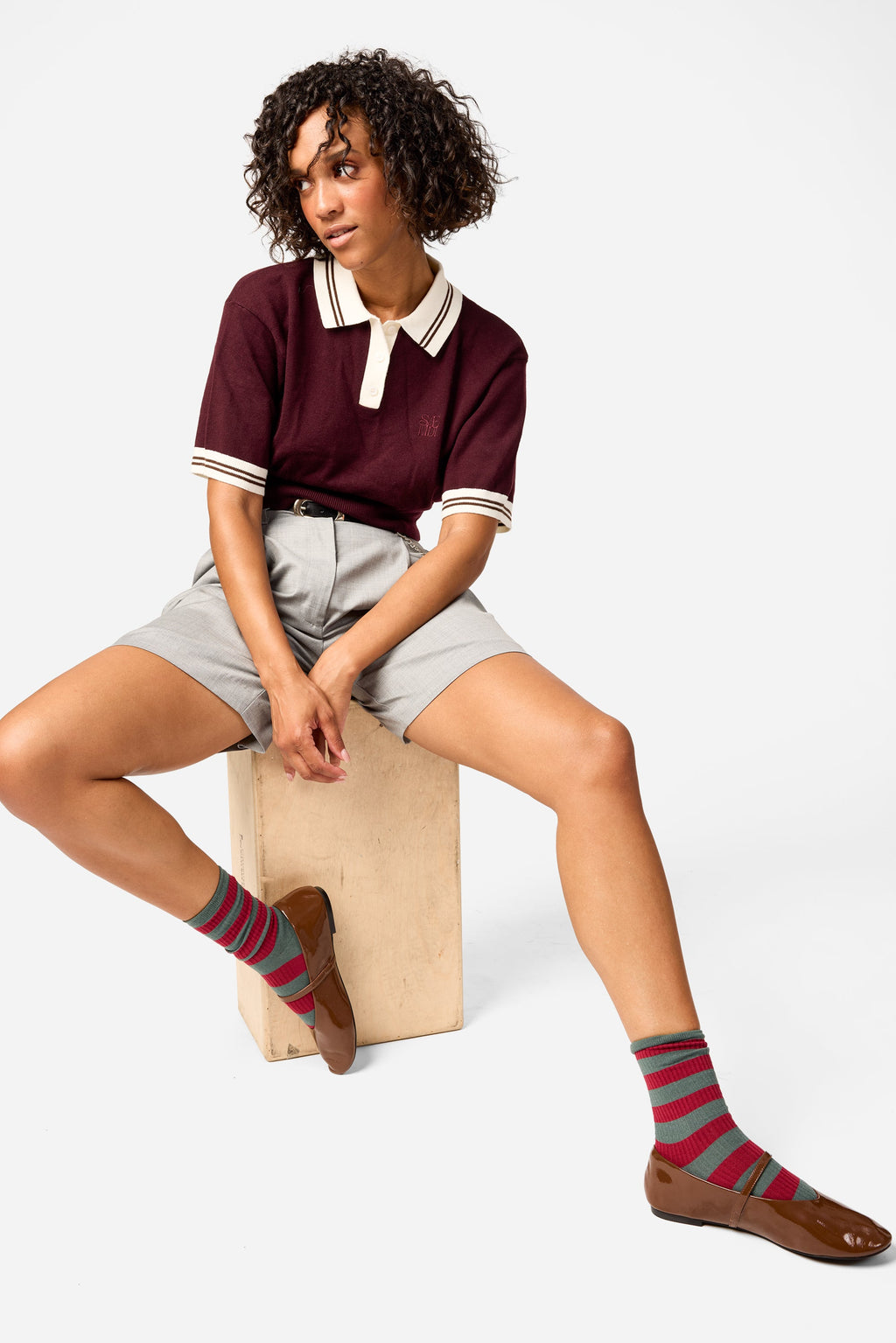 "INTENTIONALLY __________." Larisa Patent Mary Jane Ballet Flat