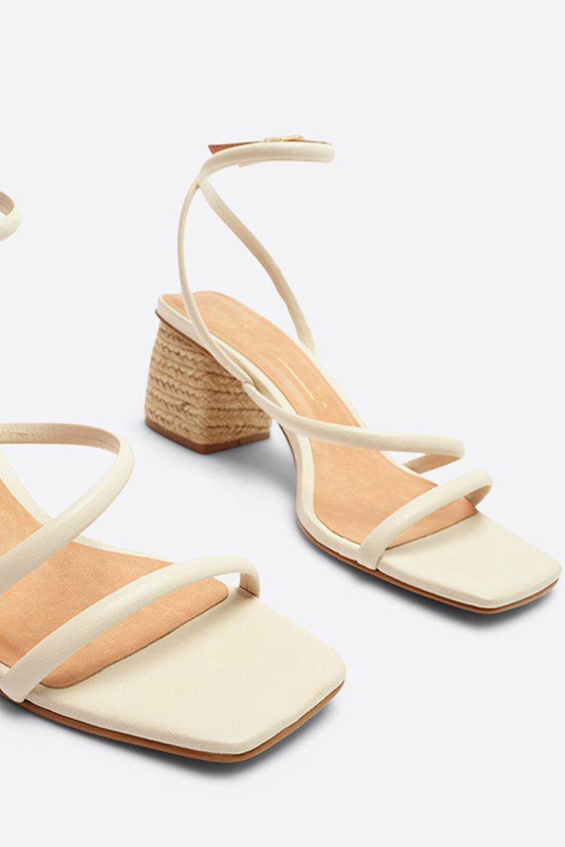 "INTENTIONALLY __________." Limo Heeled Sandal