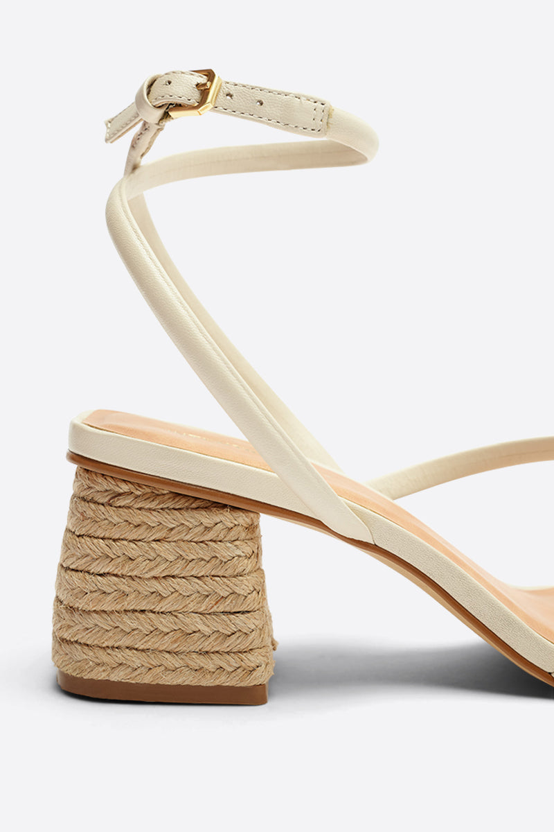 "INTENTIONALLY __________." Limo Heeled Sandal