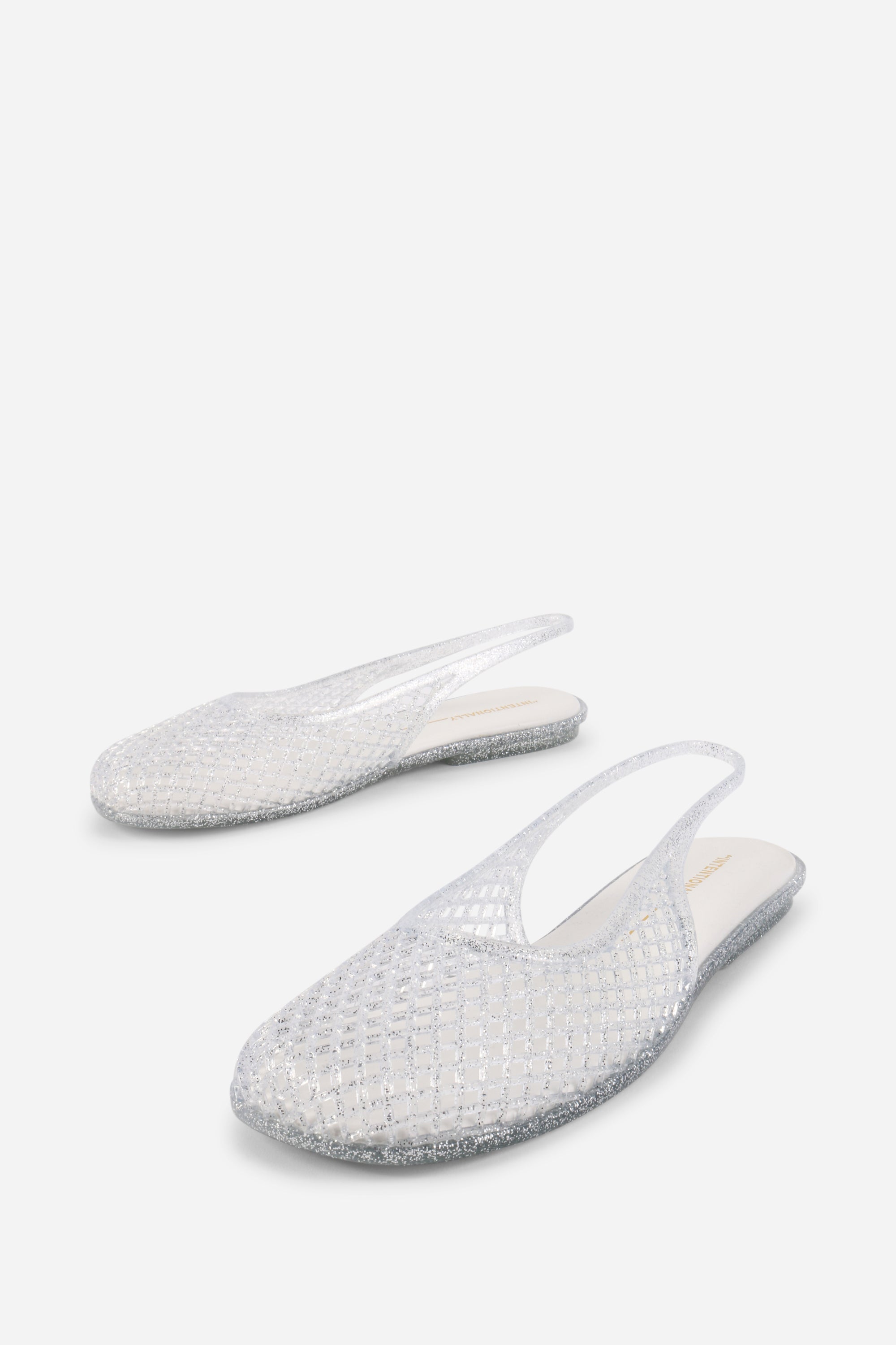 "INTENTIONALLY __________." Nessa Jelly Slingback Ballet Flat