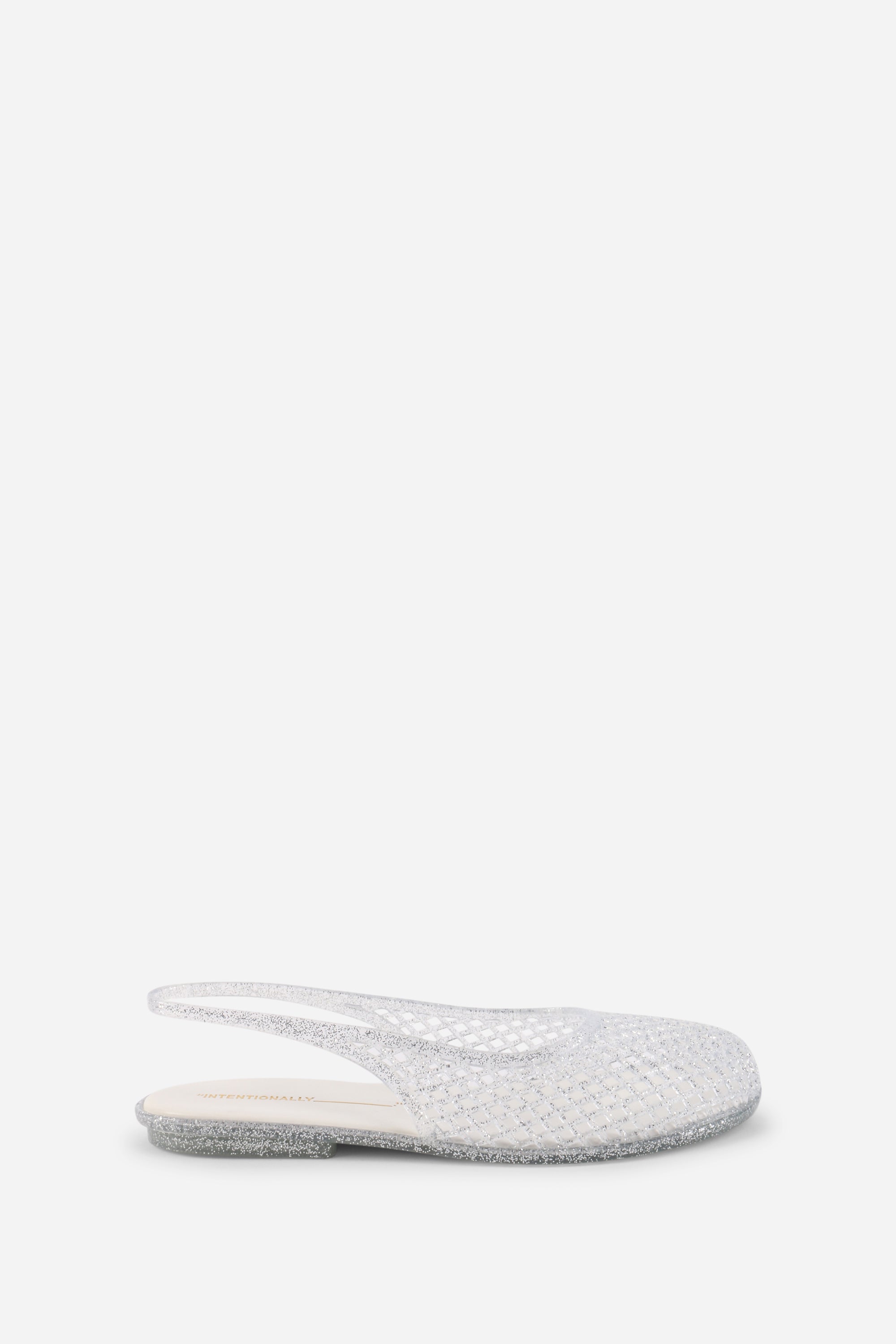 "INTENTIONALLY __________." Nessa Jelly Slingback Ballet Flat