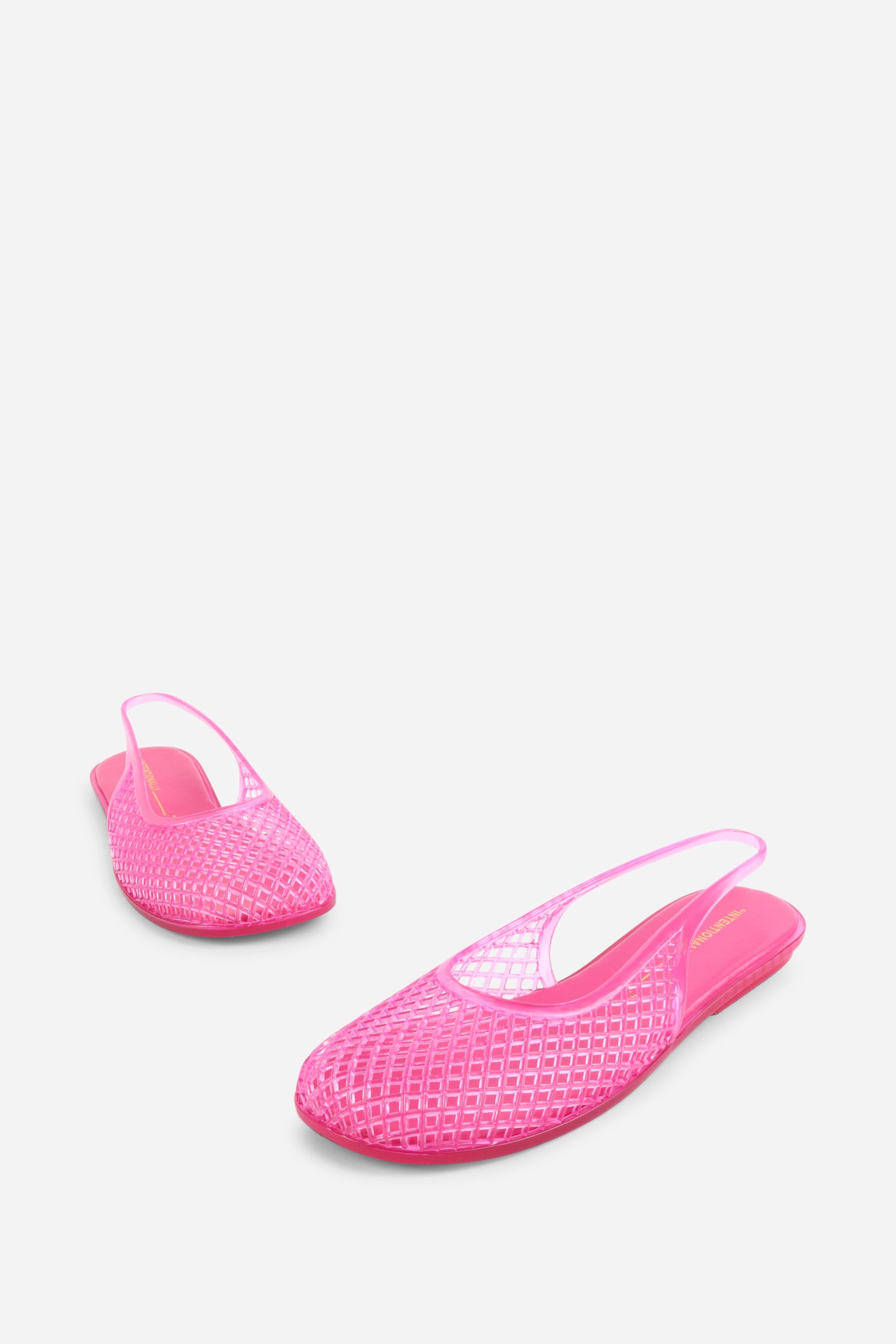 "INTENTIONALLY __________." Nessa Jelly Slingback Ballet Flat