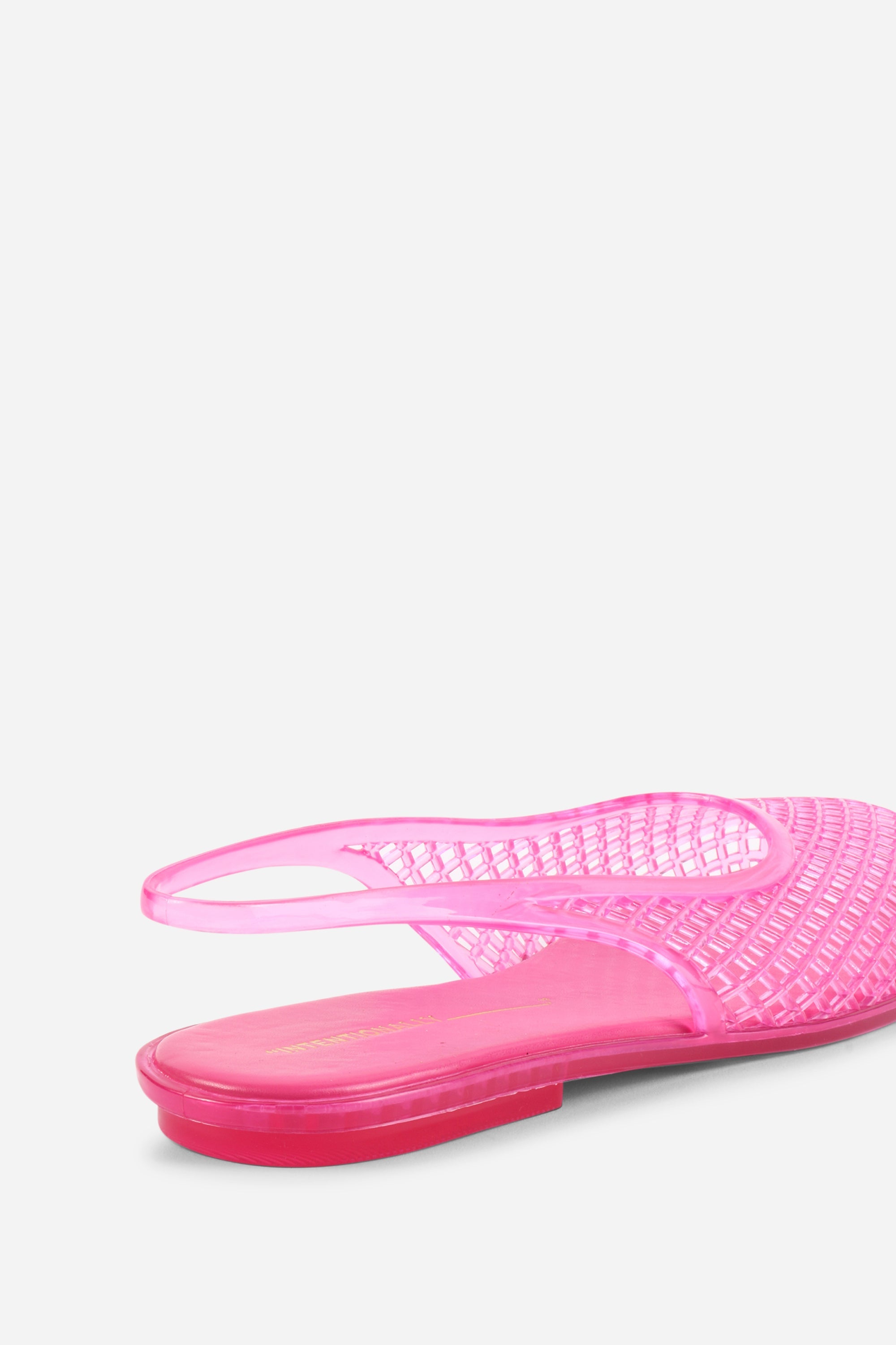 "INTENTIONALLY __________." Nessa Jelly Slingback Ballet Flat