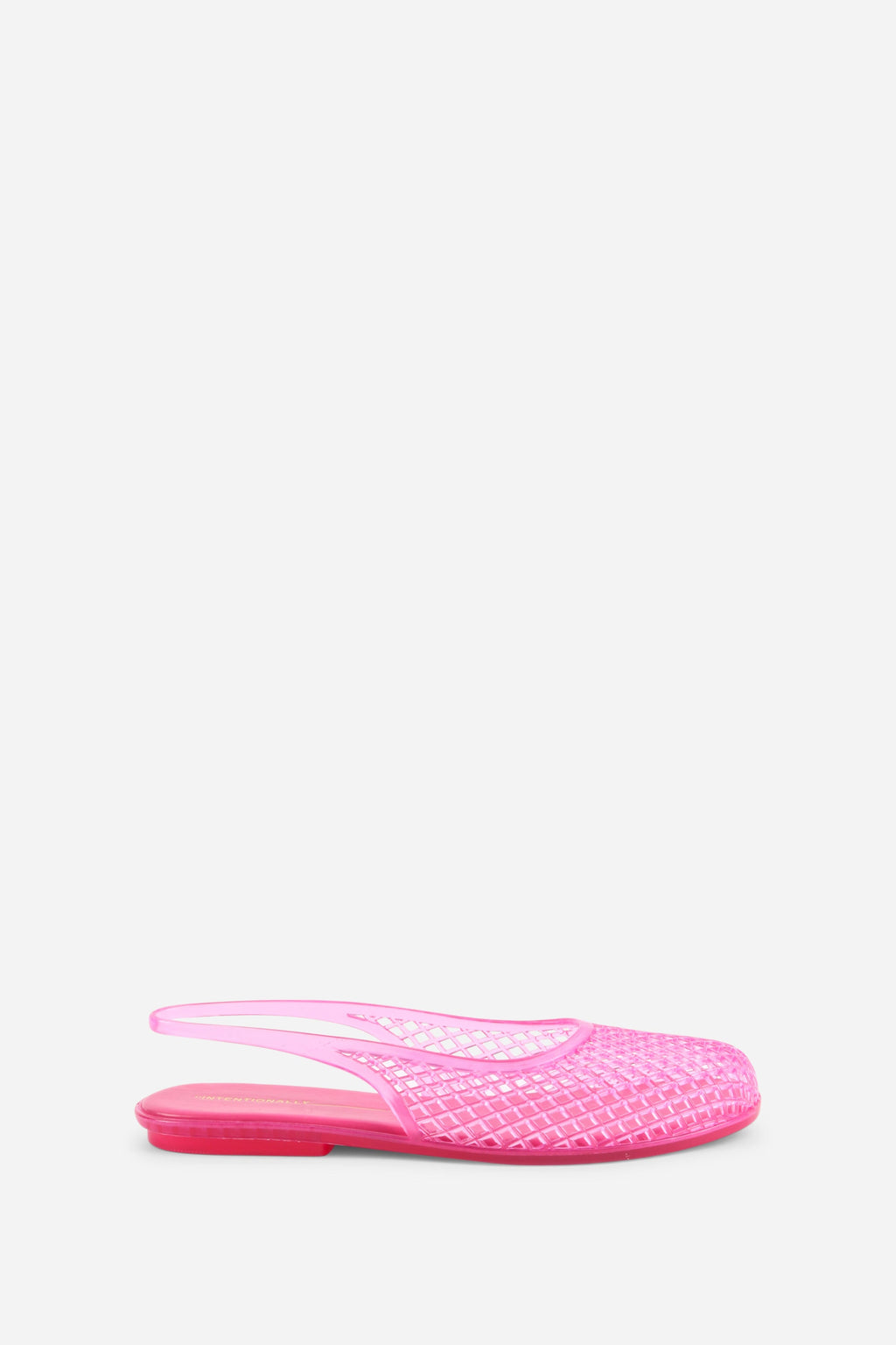 "INTENTIONALLY __________." Nessa Jelly Slingback Ballet Flat