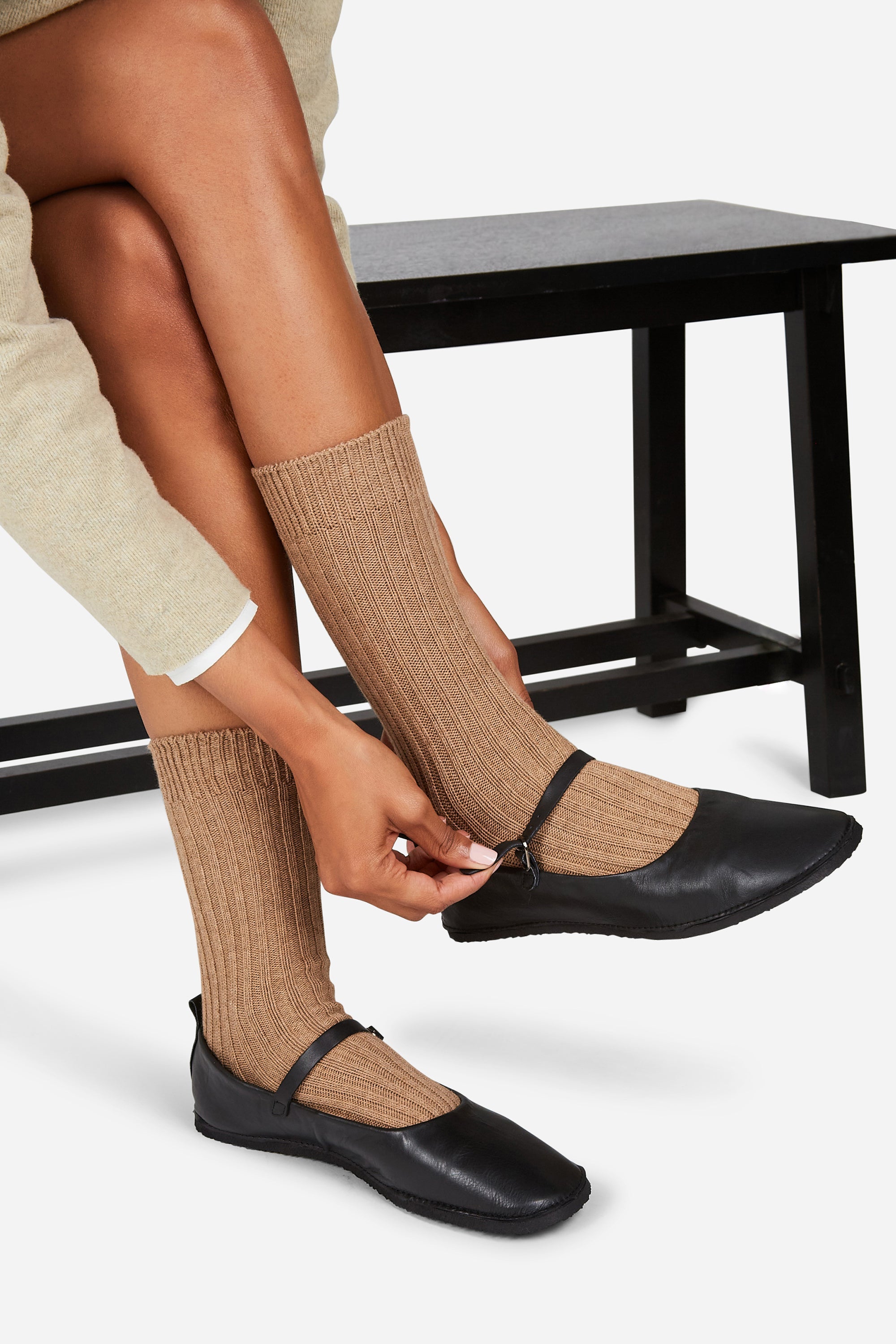 "INTENTIONALLY __________." Nicolette Mary Jane Ballet Flat