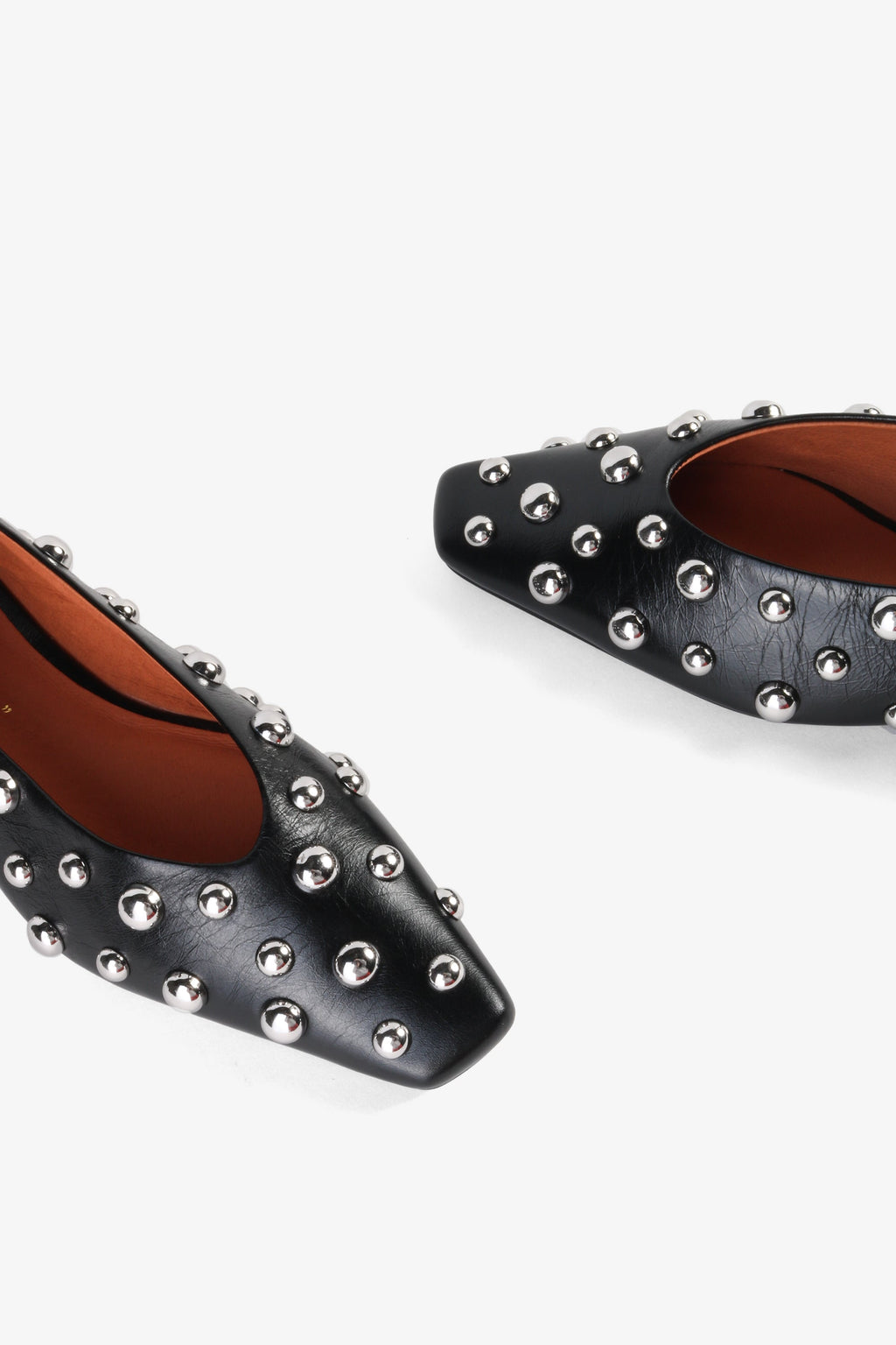 "INTENTIONALLY __________." Switch Dome Studded Flats