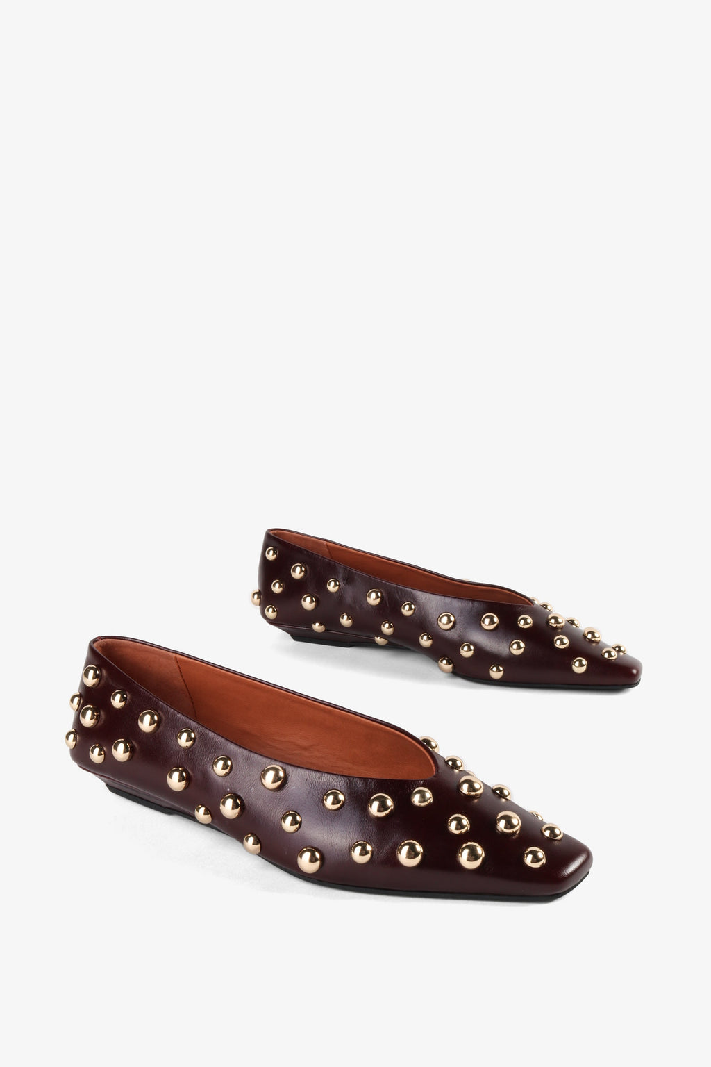 "INTENTIONALLY __________." Switch Dome Studded Flats