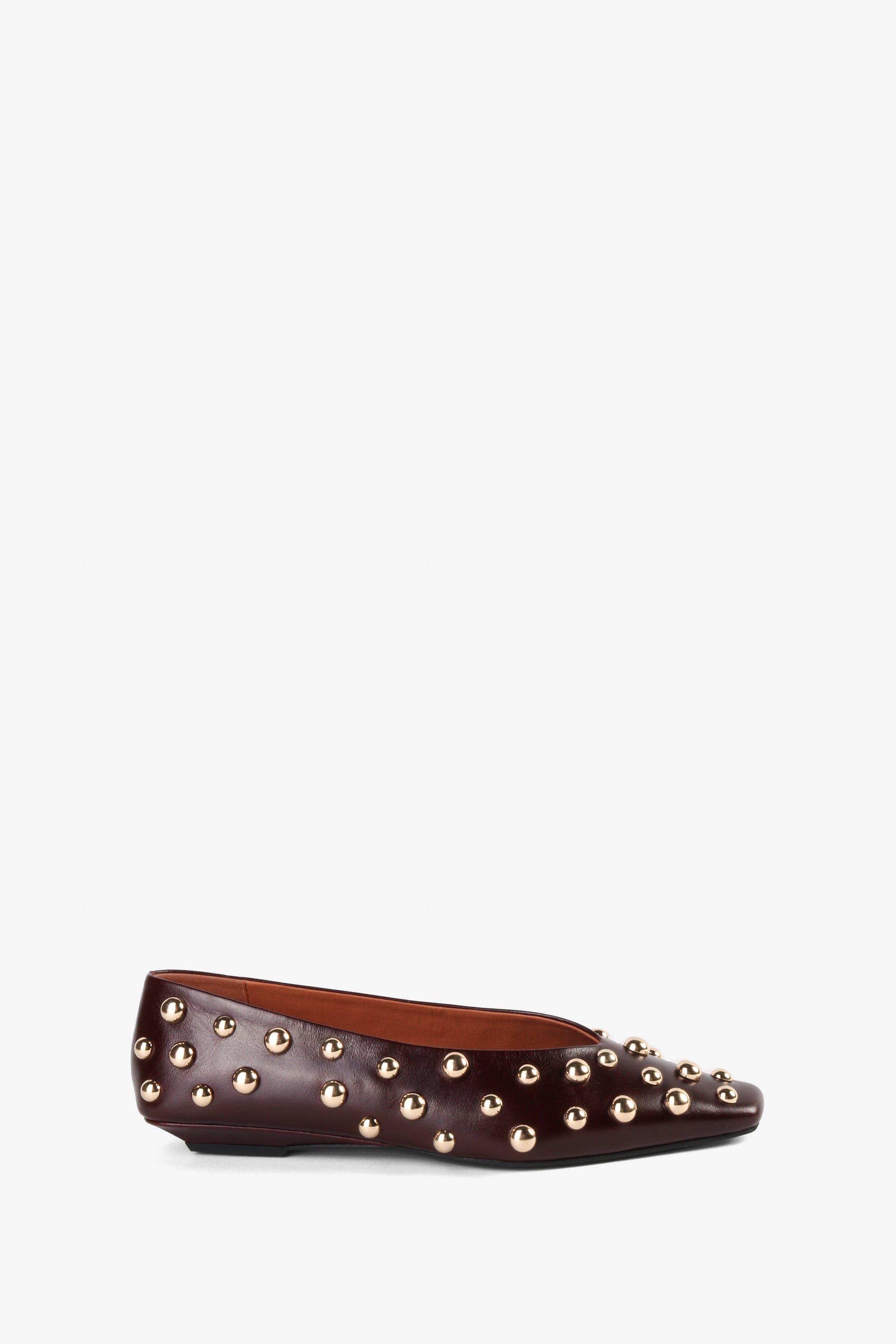 "INTENTIONALLY __________." Switch Dome Studded Flats