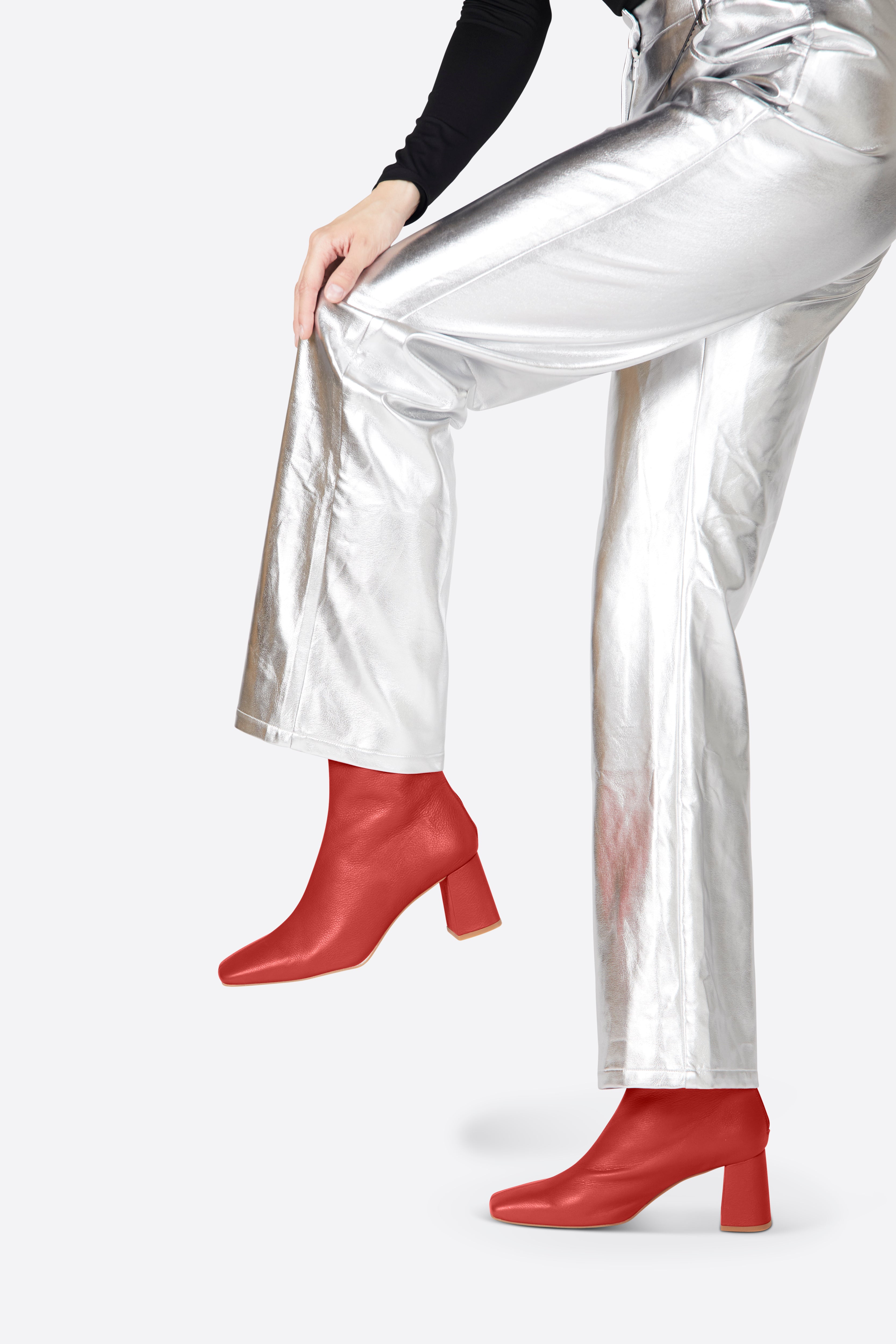 "INTENTIONALLY __________." TABATHA HEELED BOOT - Multi