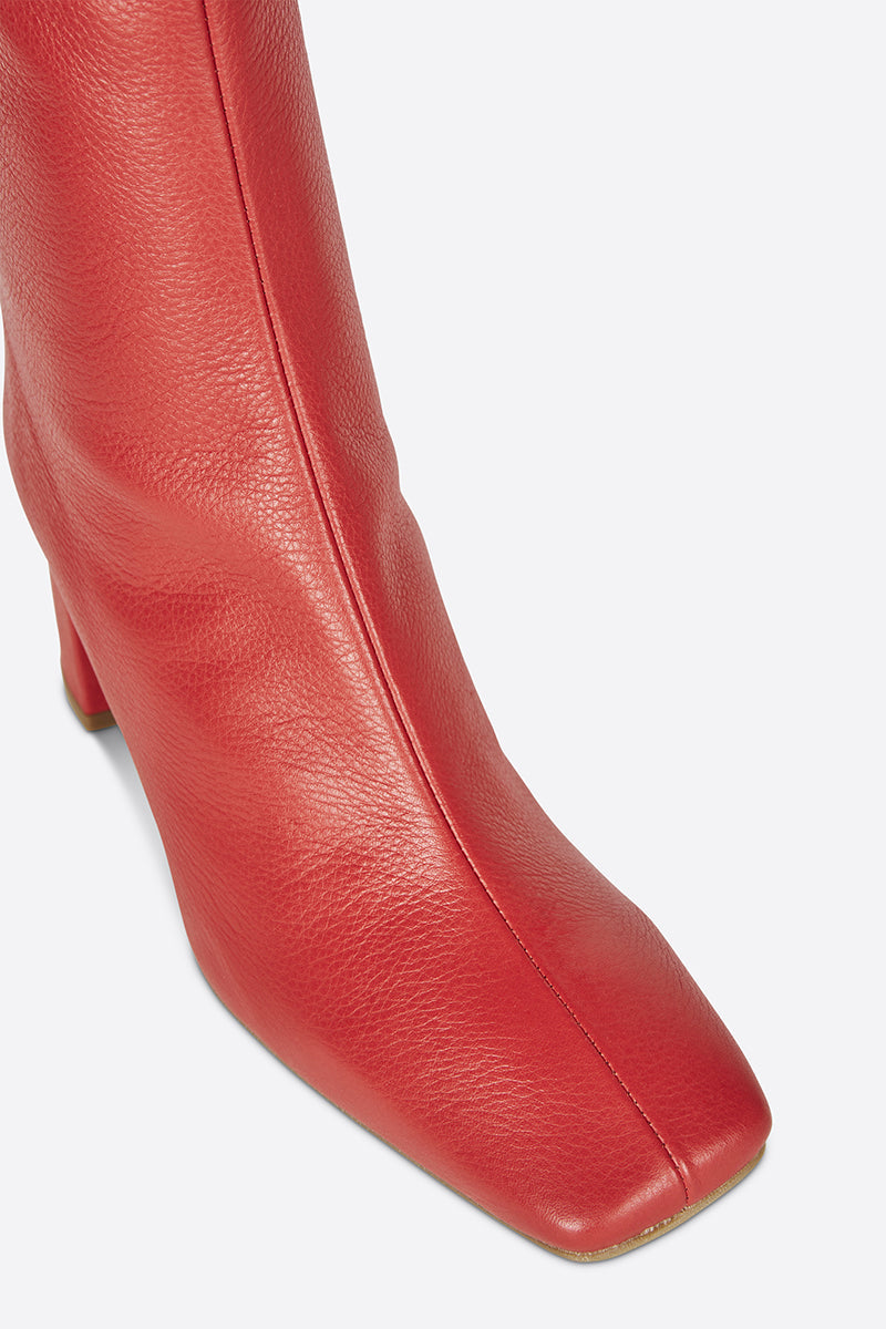 "INTENTIONALLY __________." TABATHA HEELED BOOT - Multi