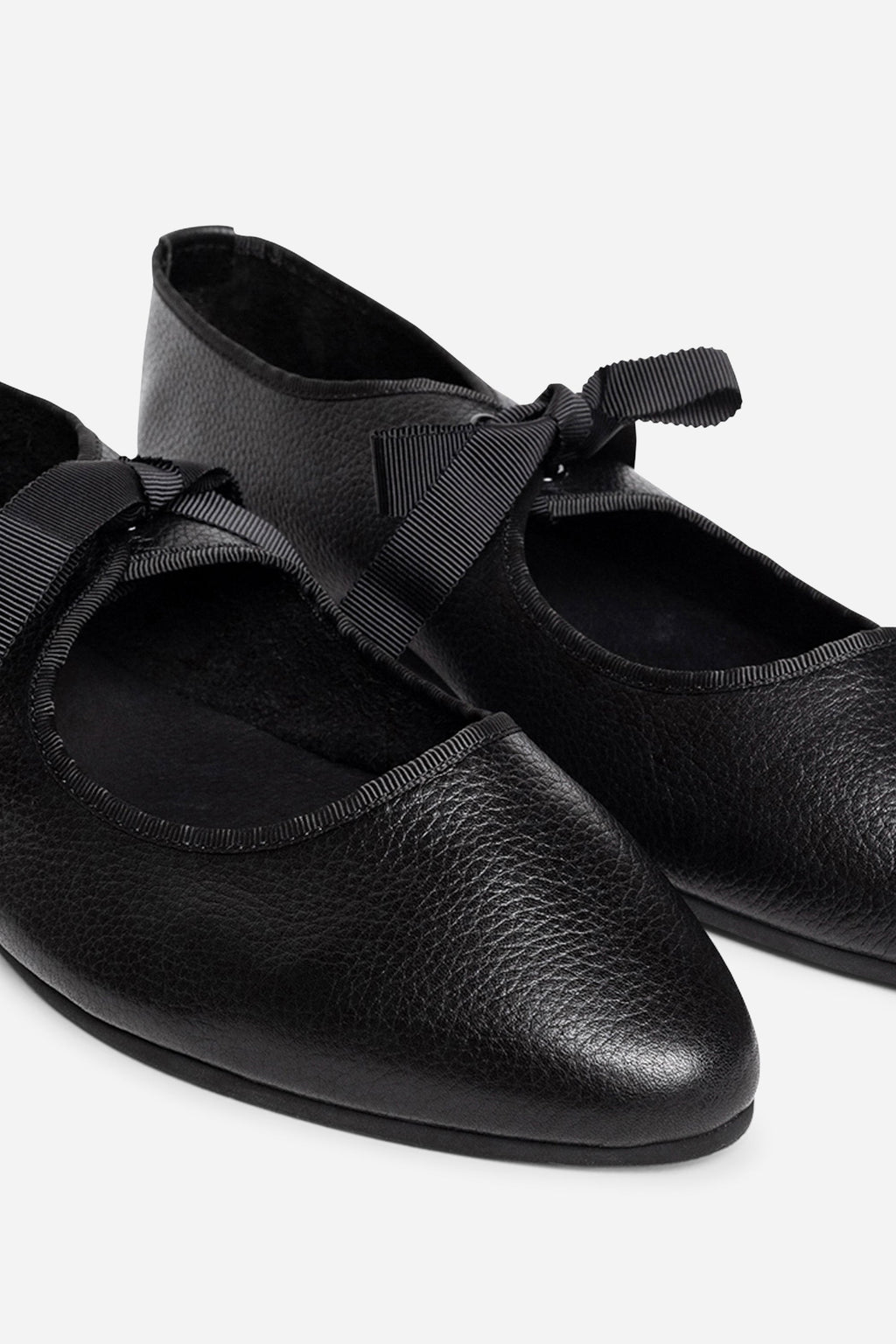 "INTENTIONALLY __________." Valley Sole Ballet Flat - Black