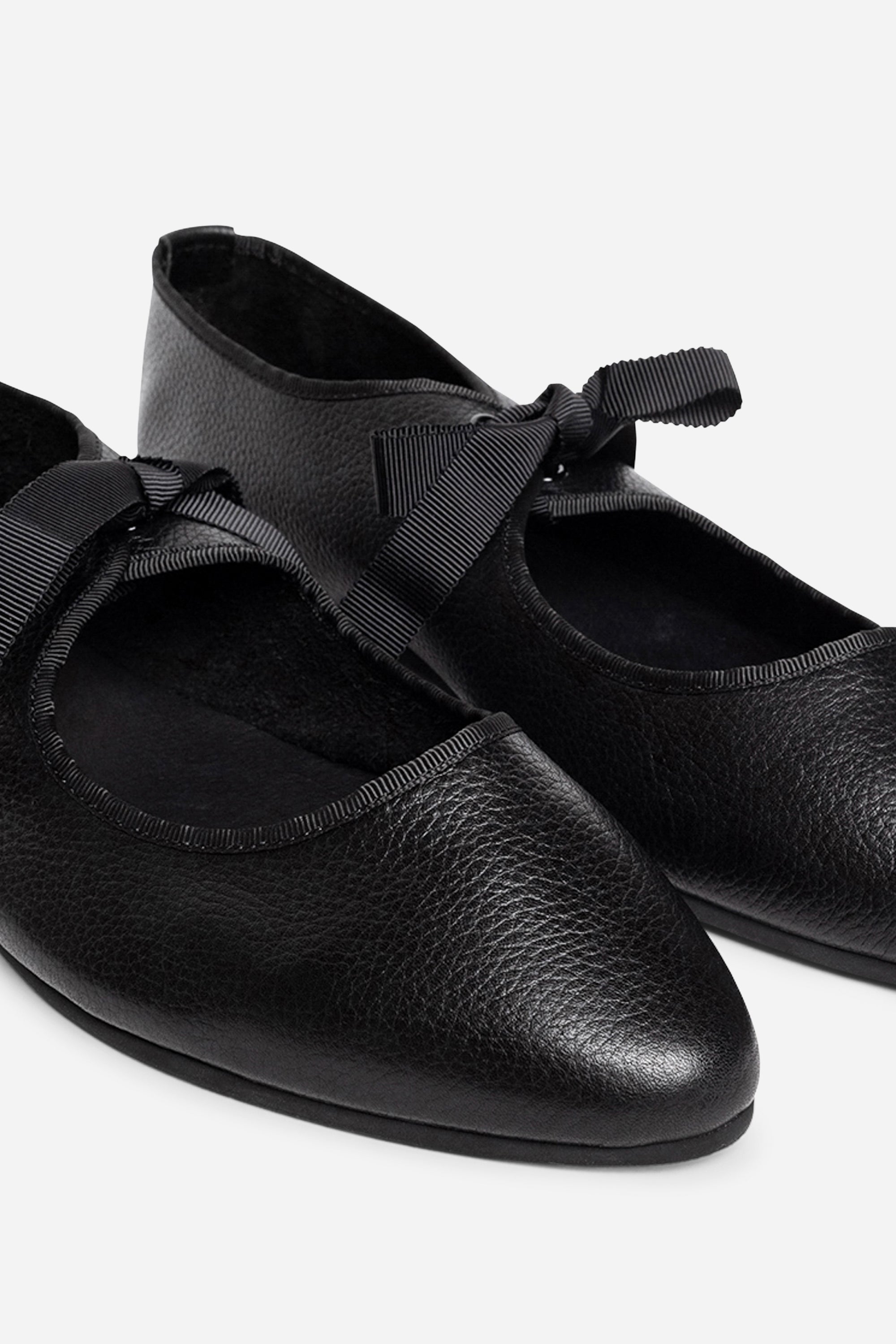 "INTENTIONALLY __________." Valley Sole Ballet Flat - Black
