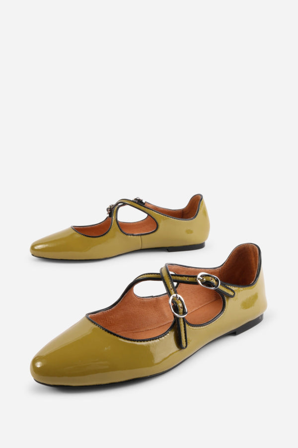 "INTENTIONALLY __________." Vandam Mary Jane Ballet Flat
