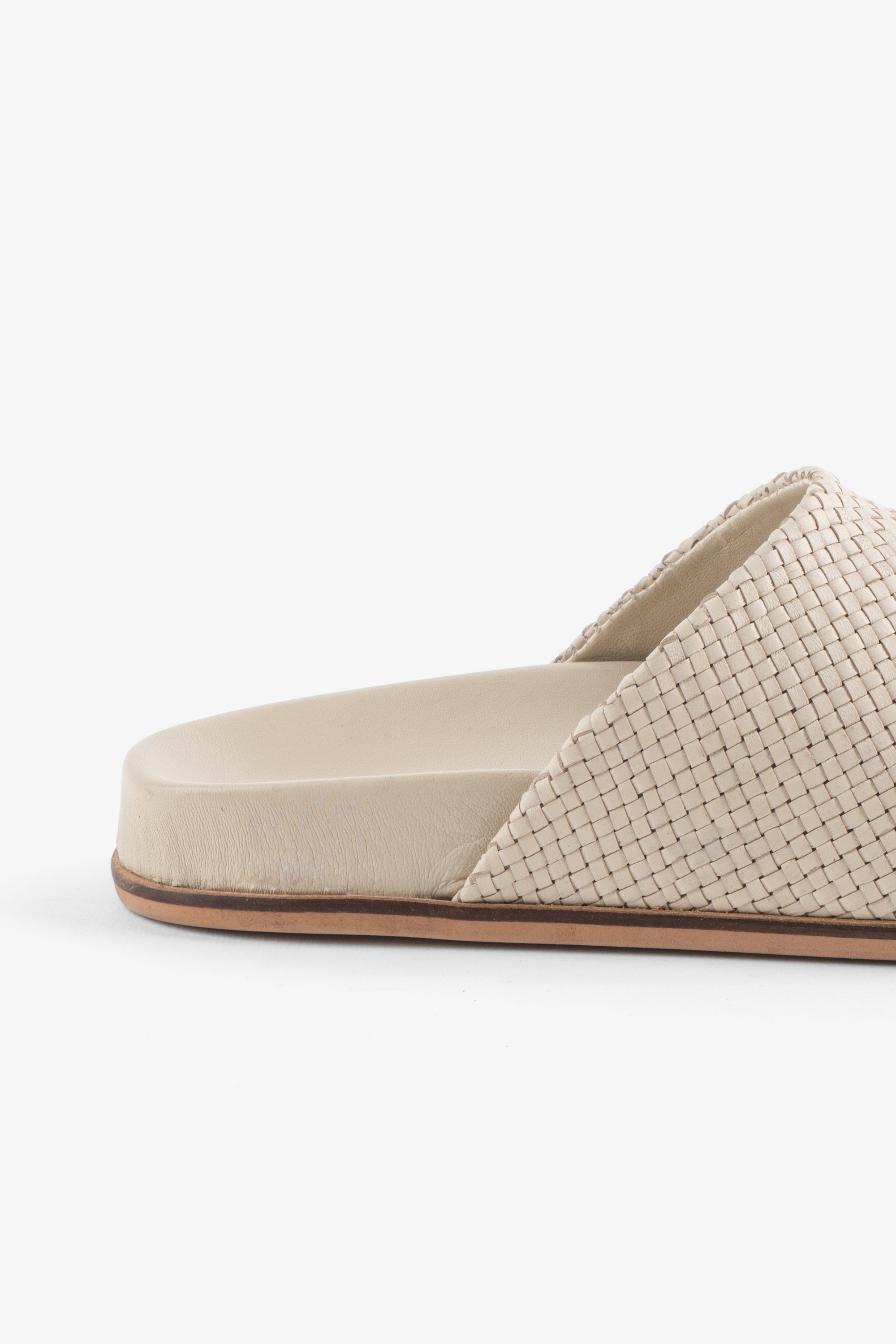 INTENTIONALLY __________. AGATHA WOVEN SLIP ON MULE