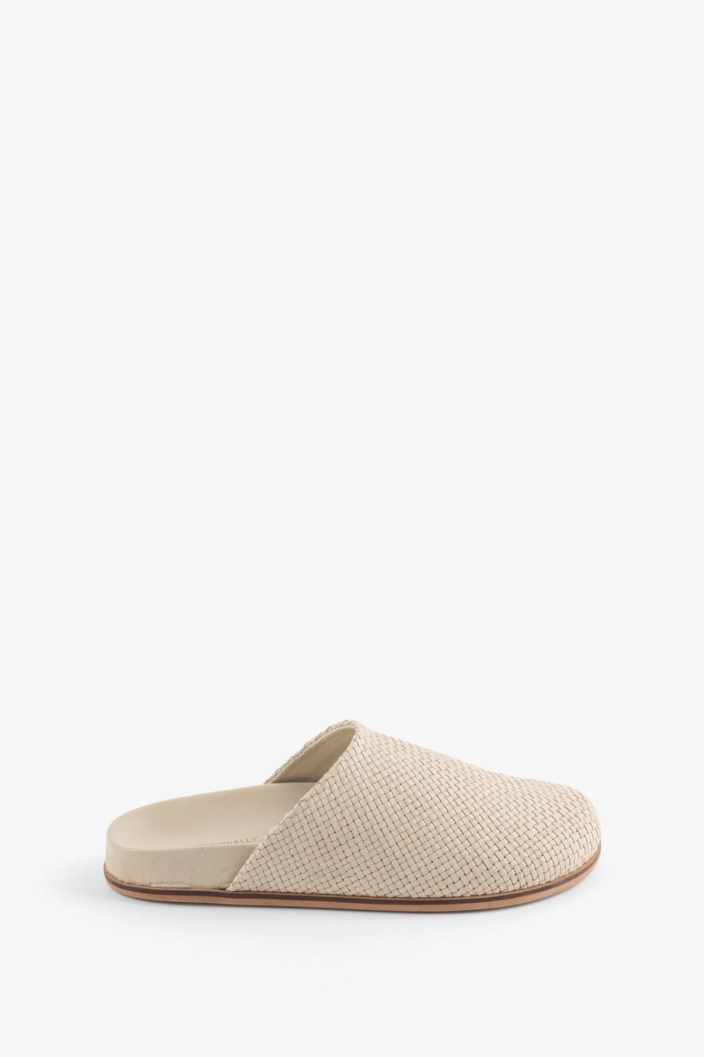 INTENTIONALLY __________. AGATHA WOVEN SLIP ON MULE
