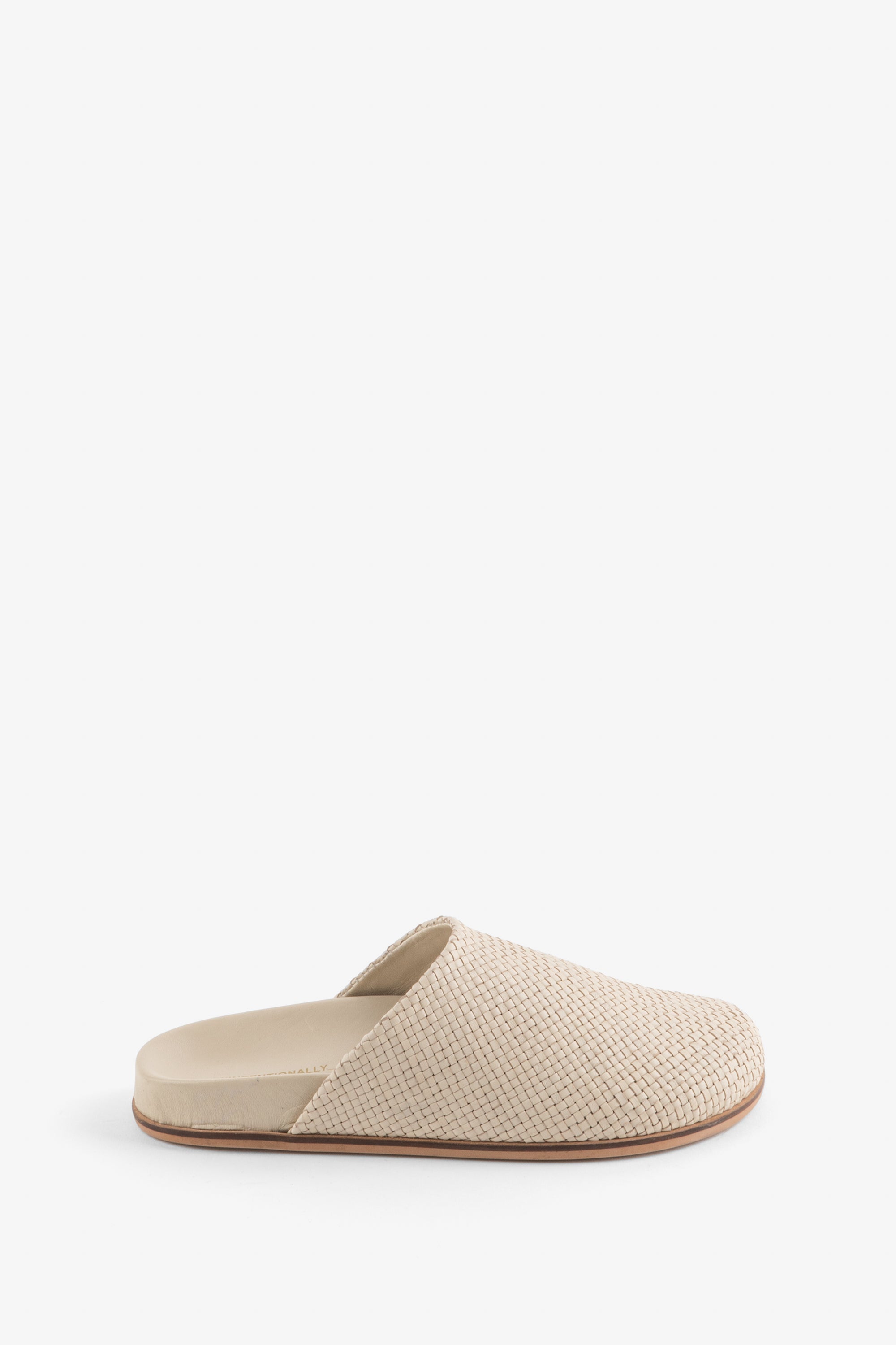 INTENTIONALLY __________. AGATHA WOVEN SLIP ON MULE