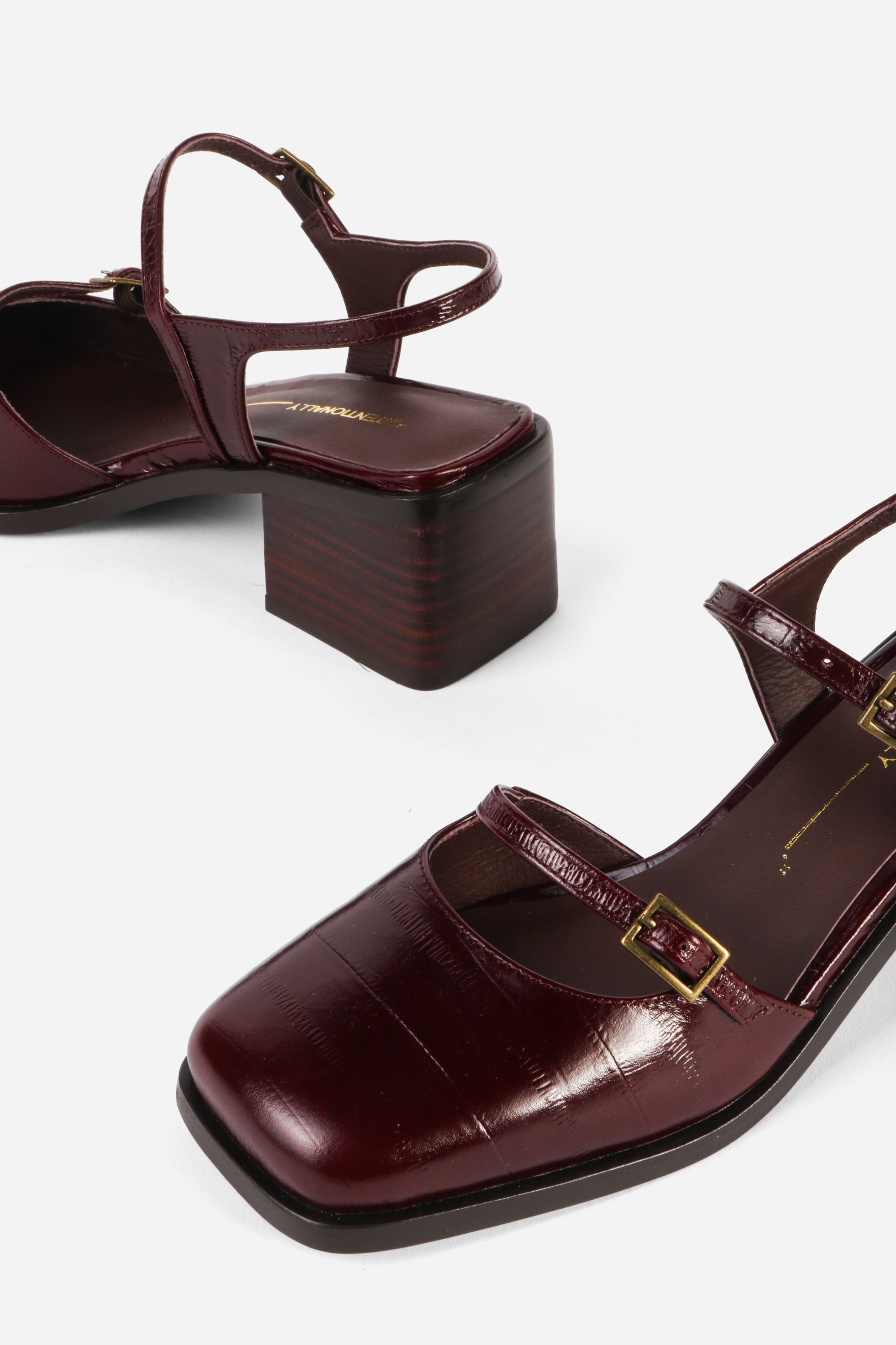 INTENTIONALLY __________. Mitzi Block Heel