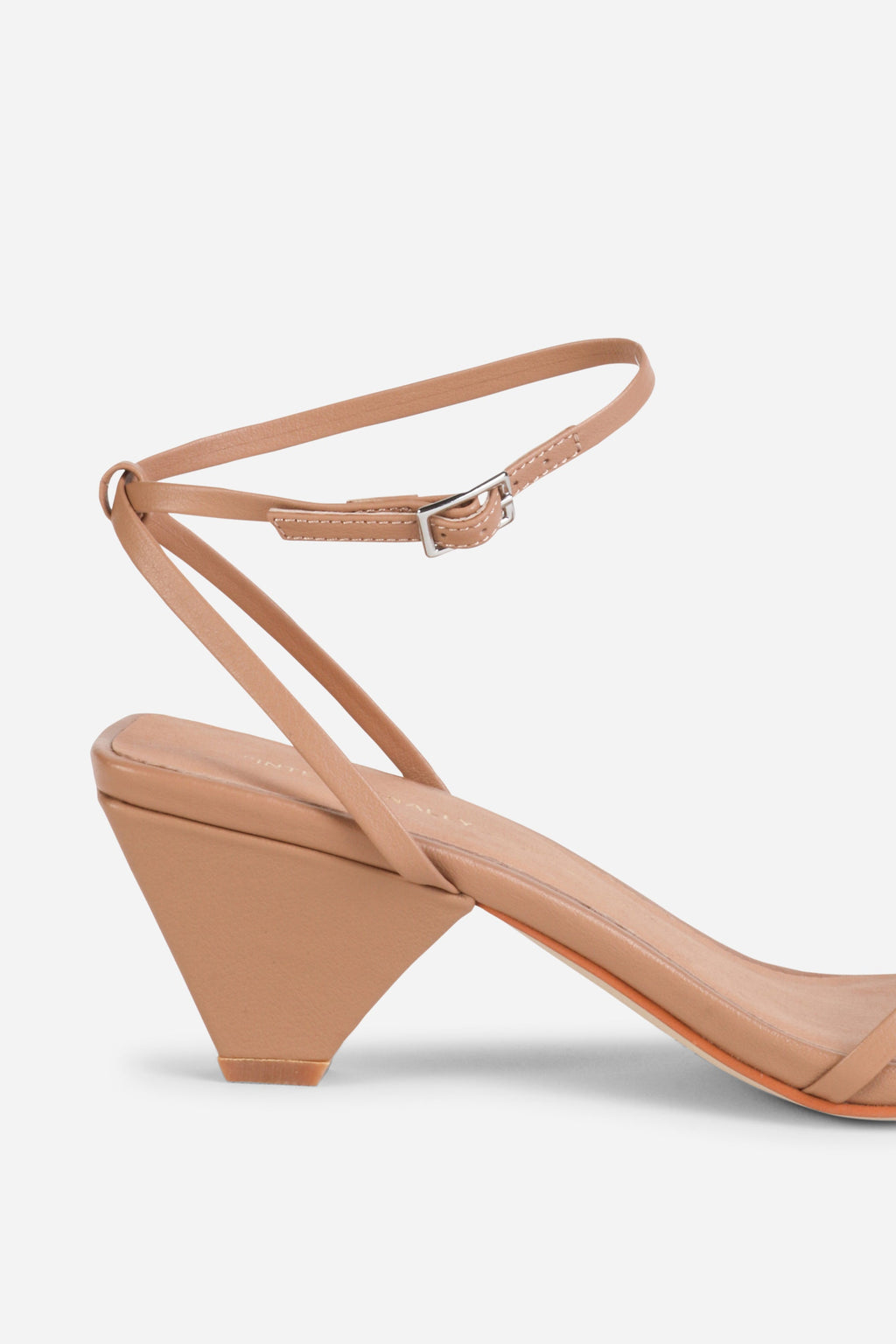 INTENTIONALLY __________. Pretty Please Leather Heel