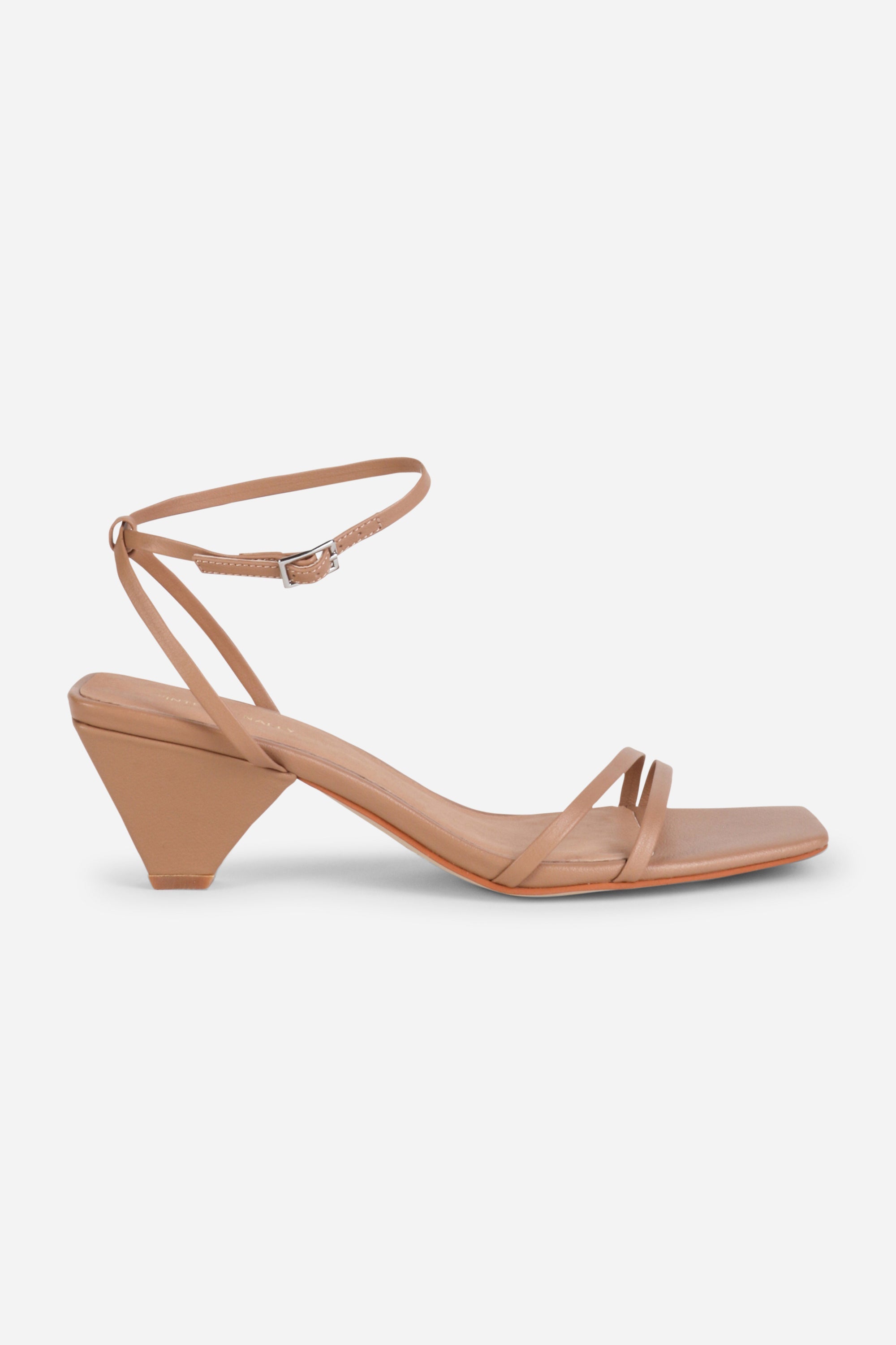 INTENTIONALLY __________. Pretty Please Leather Heel