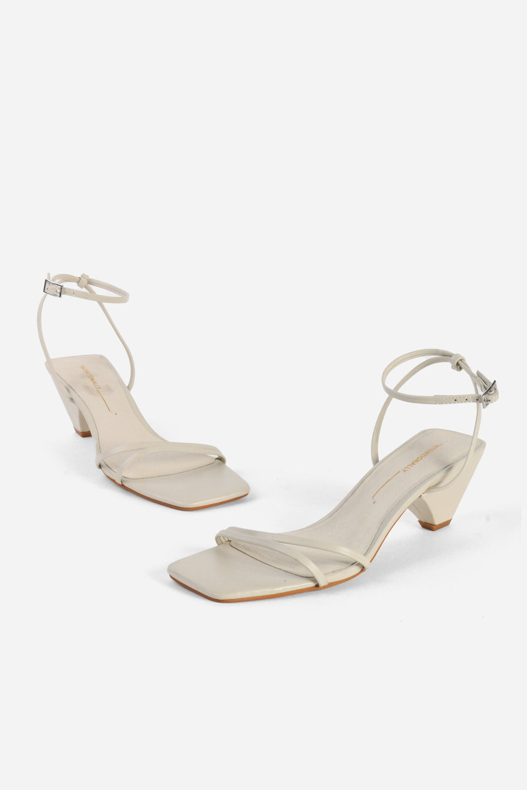 INTENTIONALLY __________. Pretty Please Leather Heel
