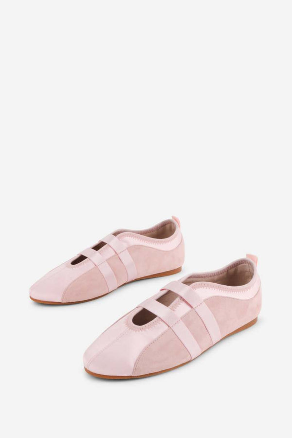 INTENTIONALLY __________. Sporty Suede Slip On Ballet Sneaker