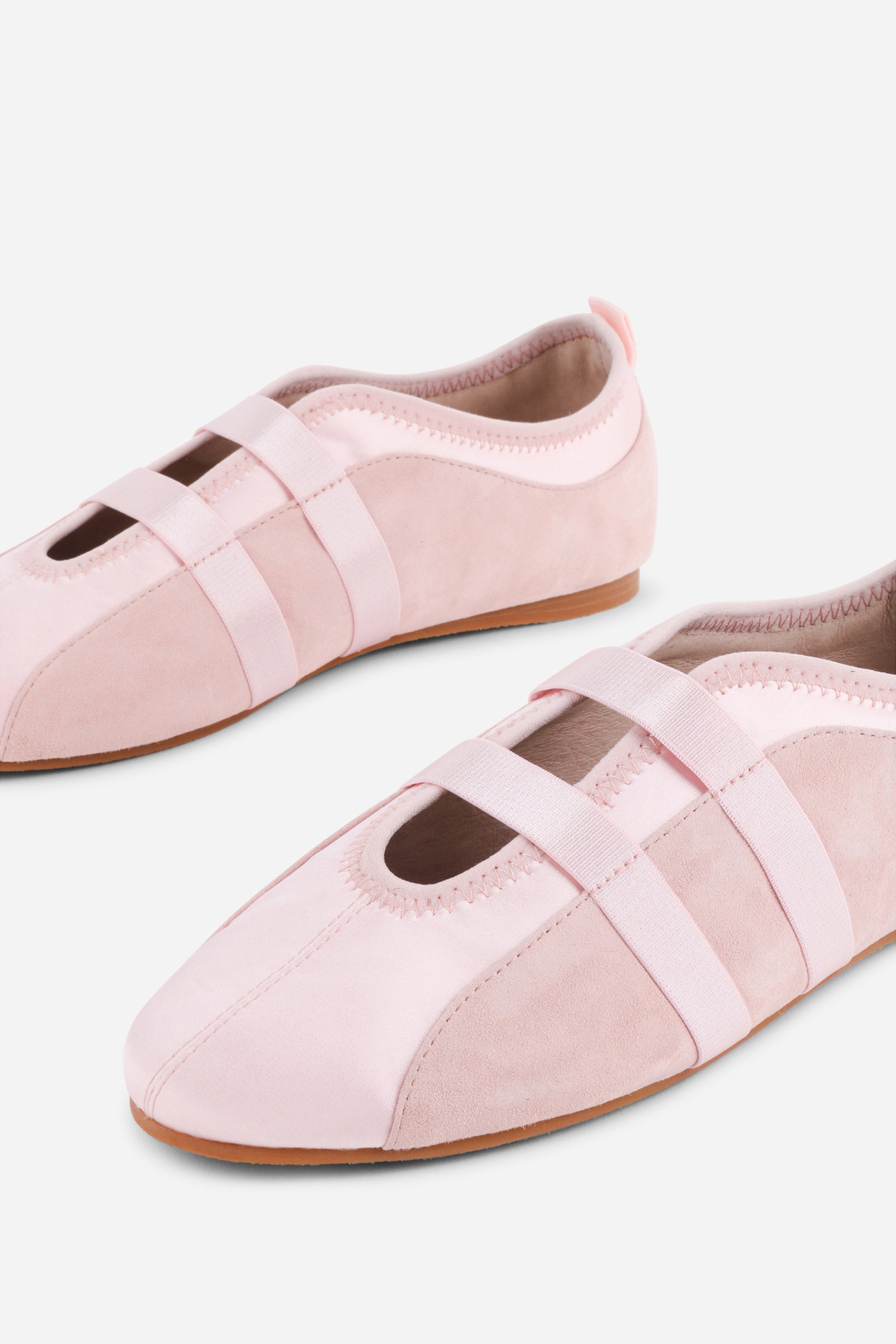 INTENTIONALLY __________. Sporty Suede Slip On Ballet Sneaker