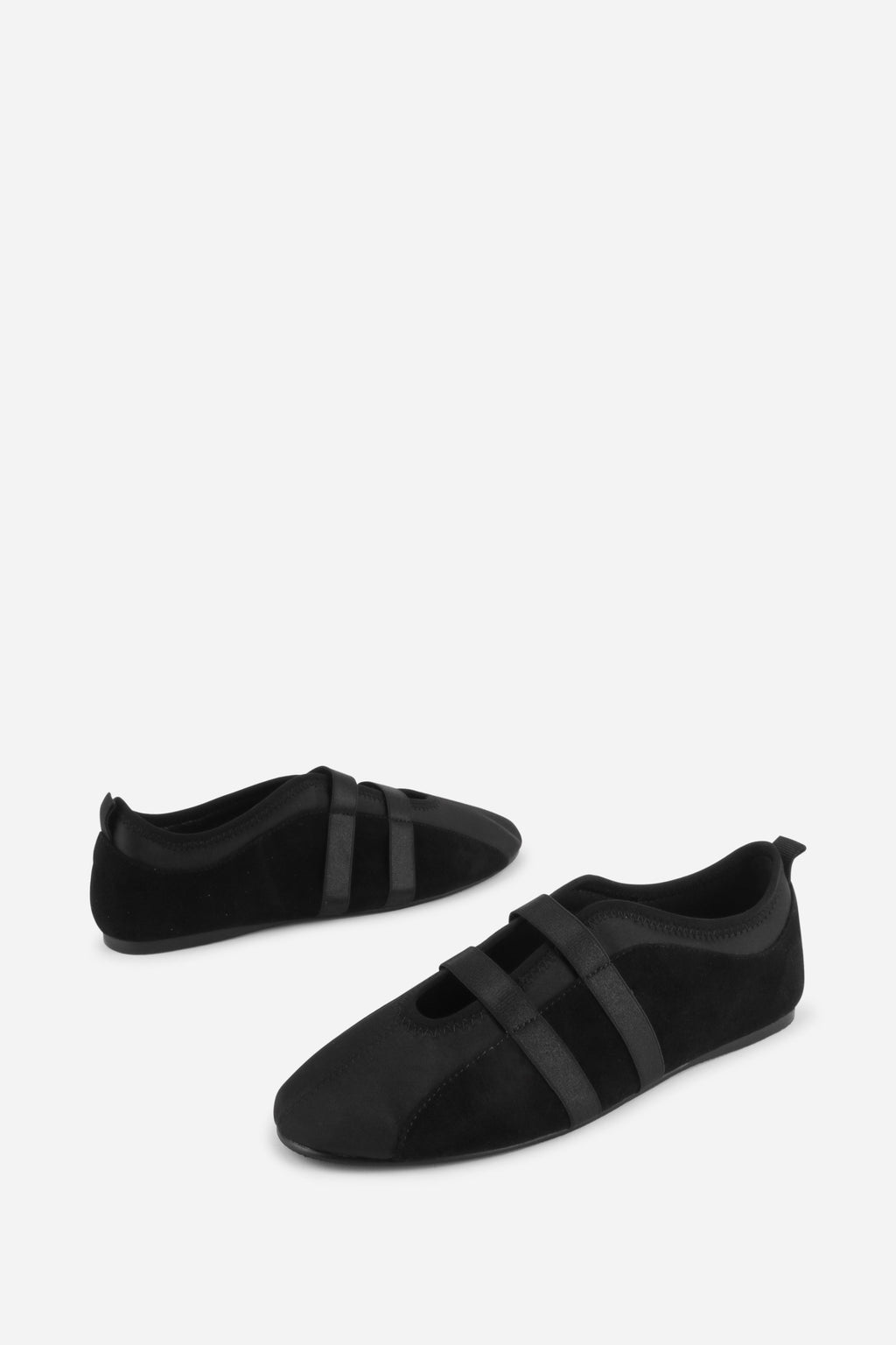 INTENTIONALLY __________. Sporty Suede Slip On Ballet Sneaker