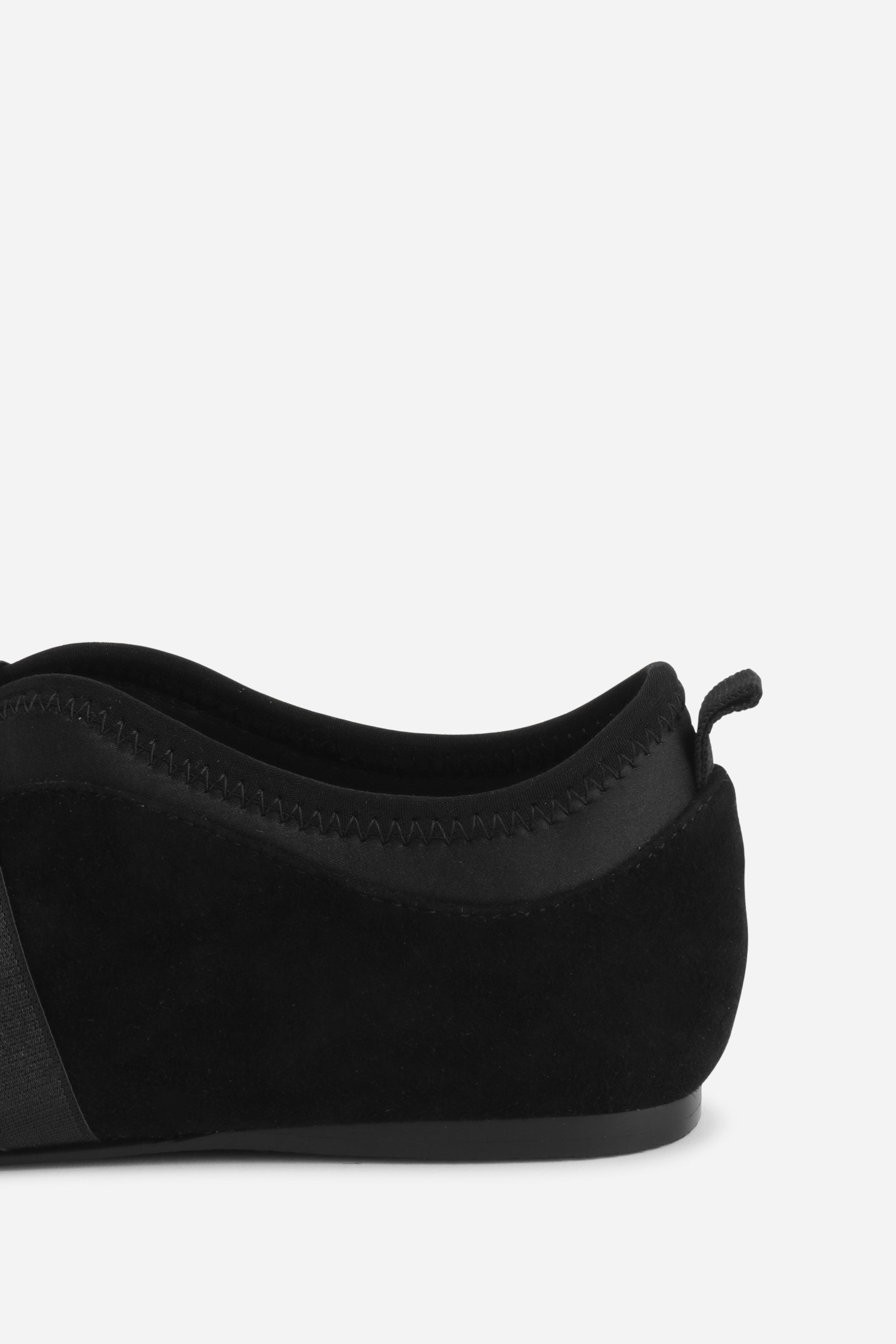 INTENTIONALLY __________. Sporty Suede Slip On Ballet Sneaker