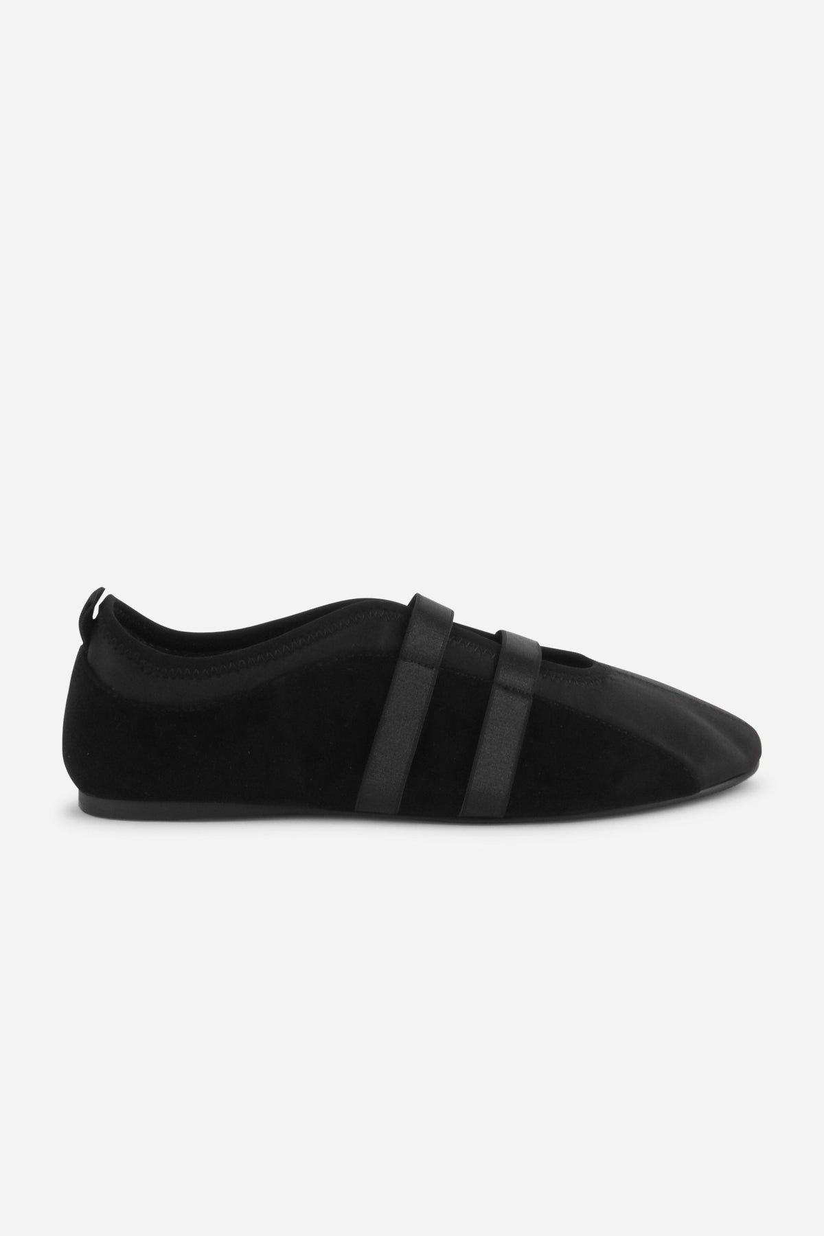 INTENTIONALLY __________. Sporty Suede Slip On Ballet Sneaker