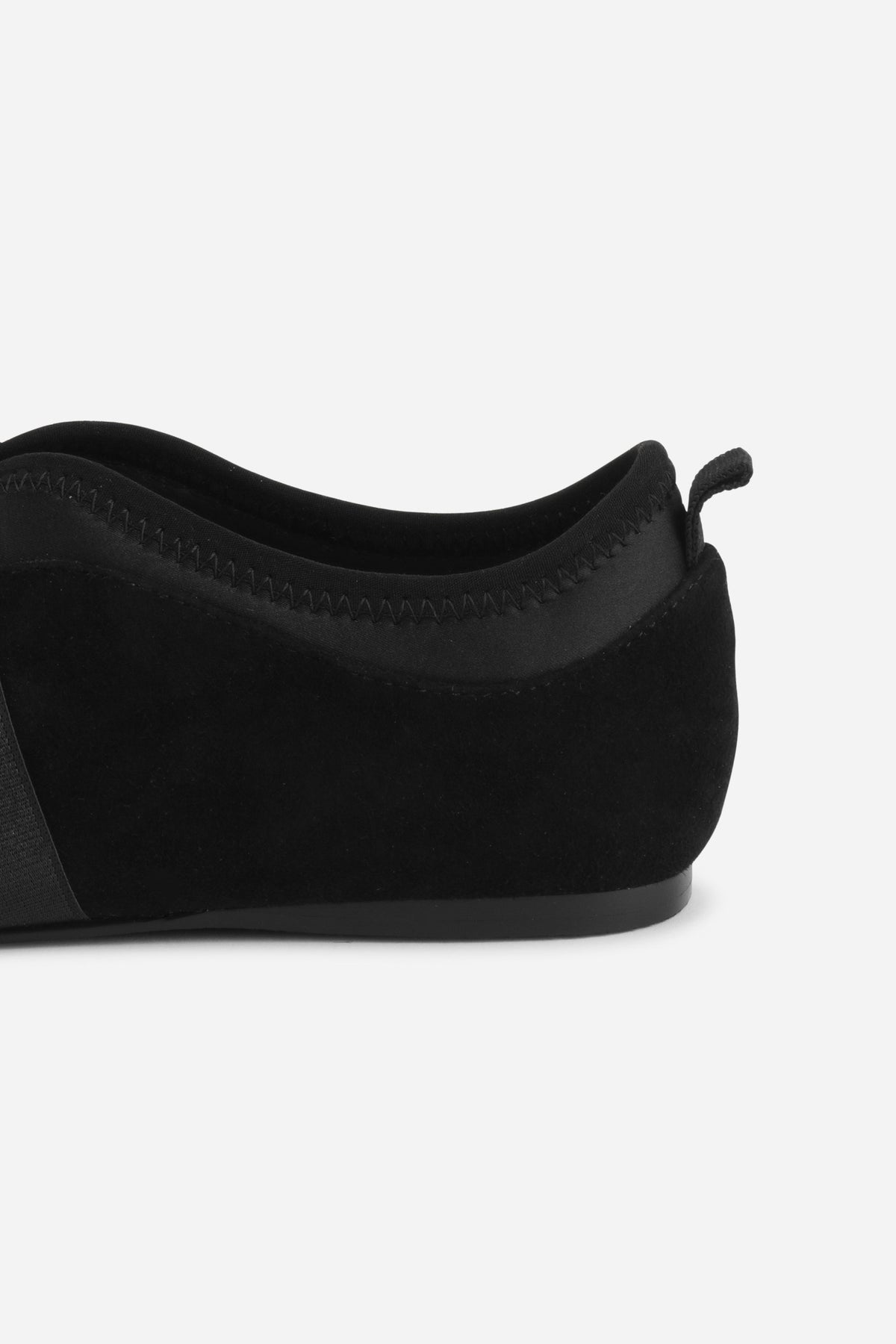 INTENTIONALLY __________. Sporty Suede Slip On Ballet Sneaker