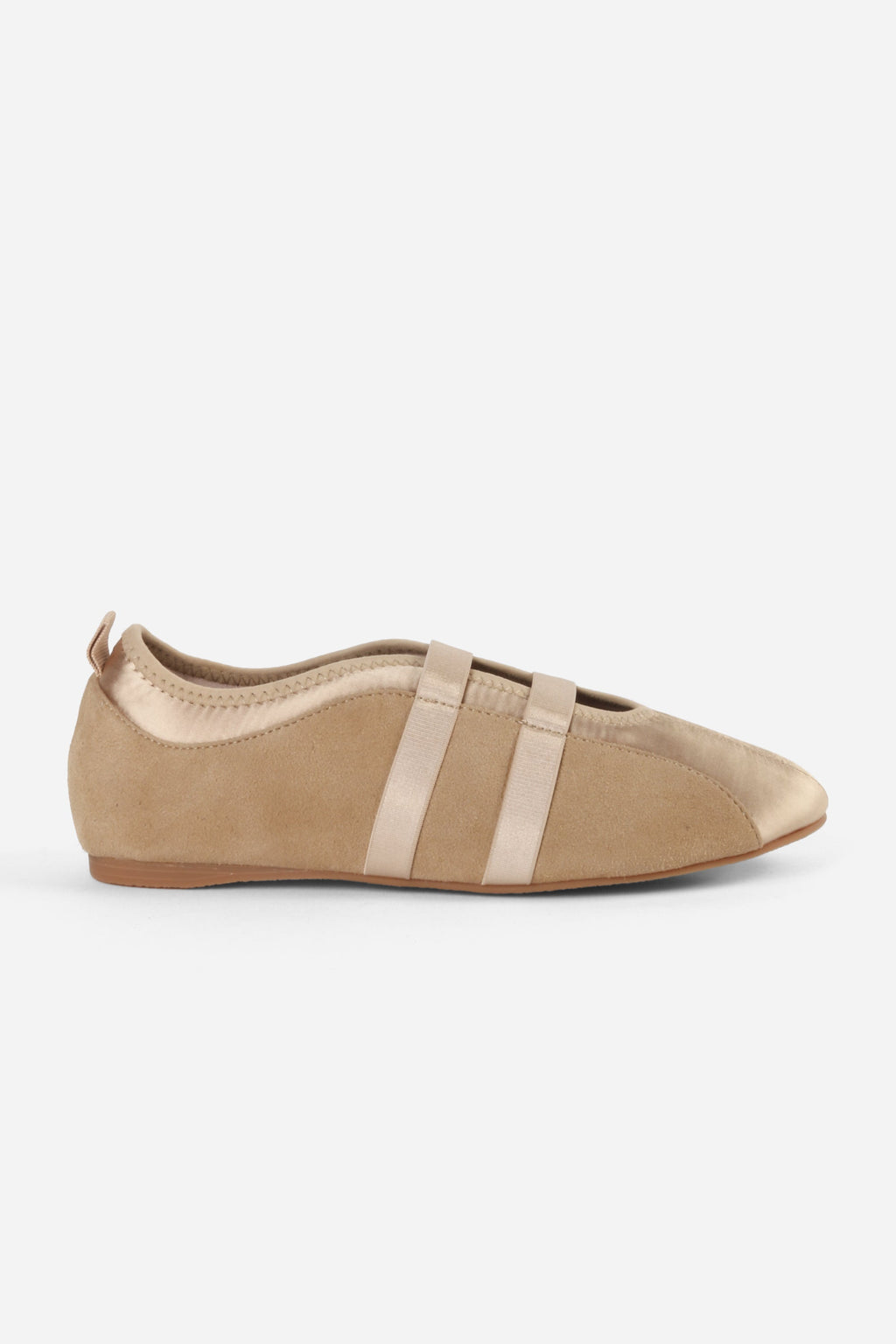 INTENTIONALLY __________. Sporty Suede Slip On Ballet Sneaker