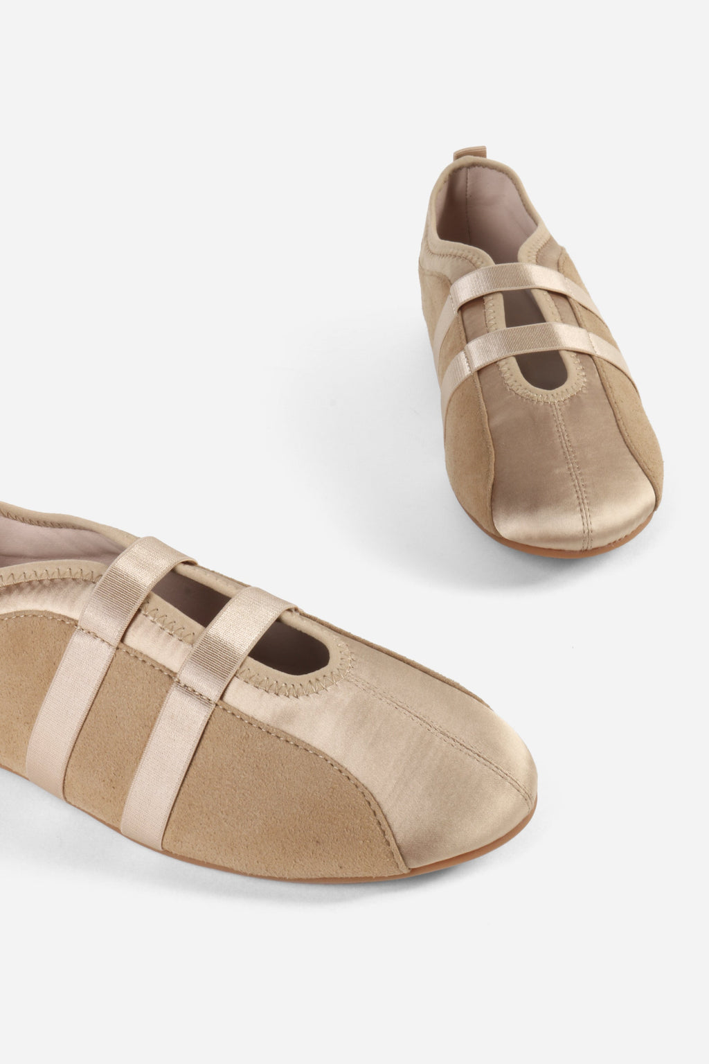 INTENTIONALLY __________. Sporty Suede Slip On Ballet Sneaker