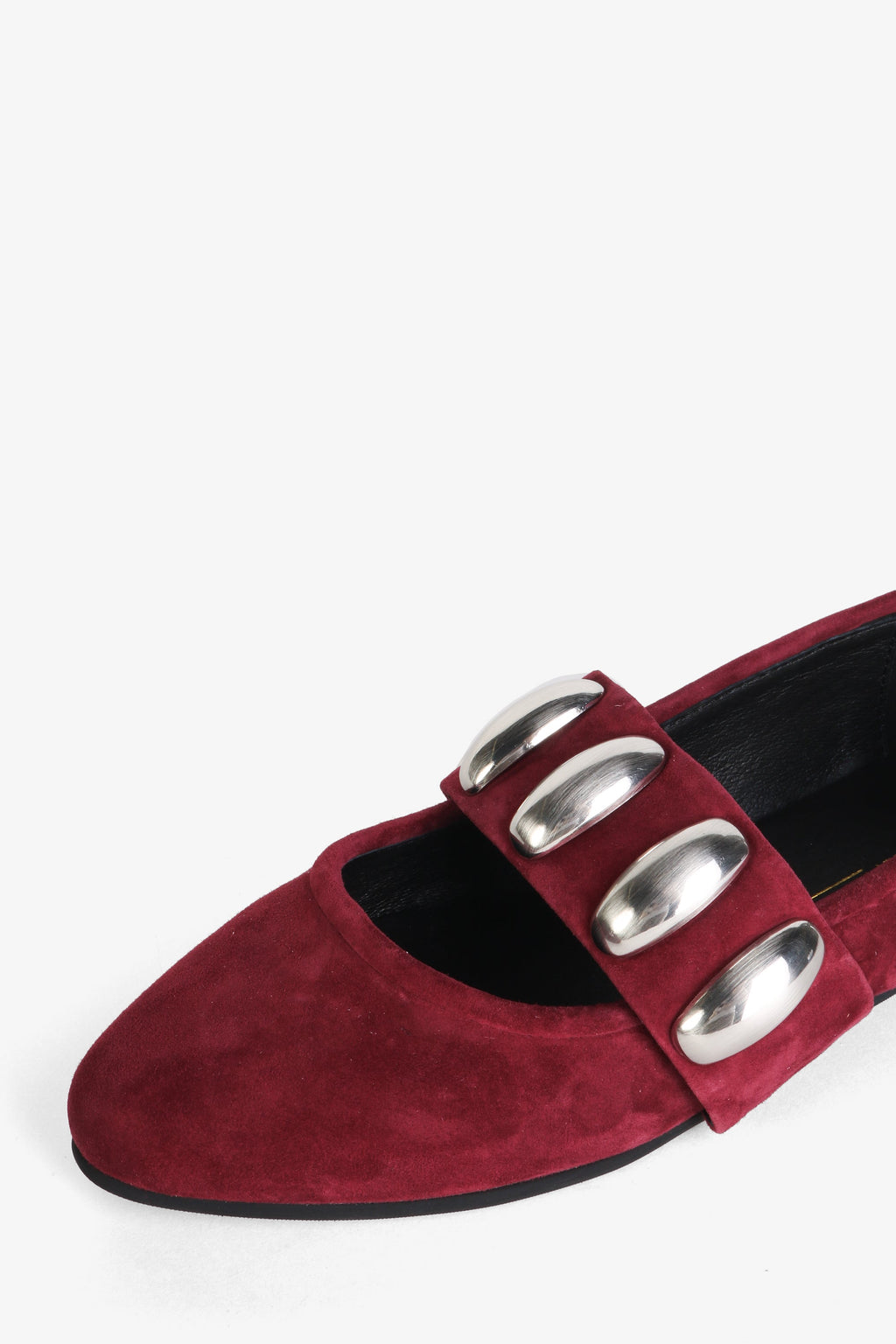 INTENTIONALLY __________. Tone Oversized Stud Mary Jane Flat
