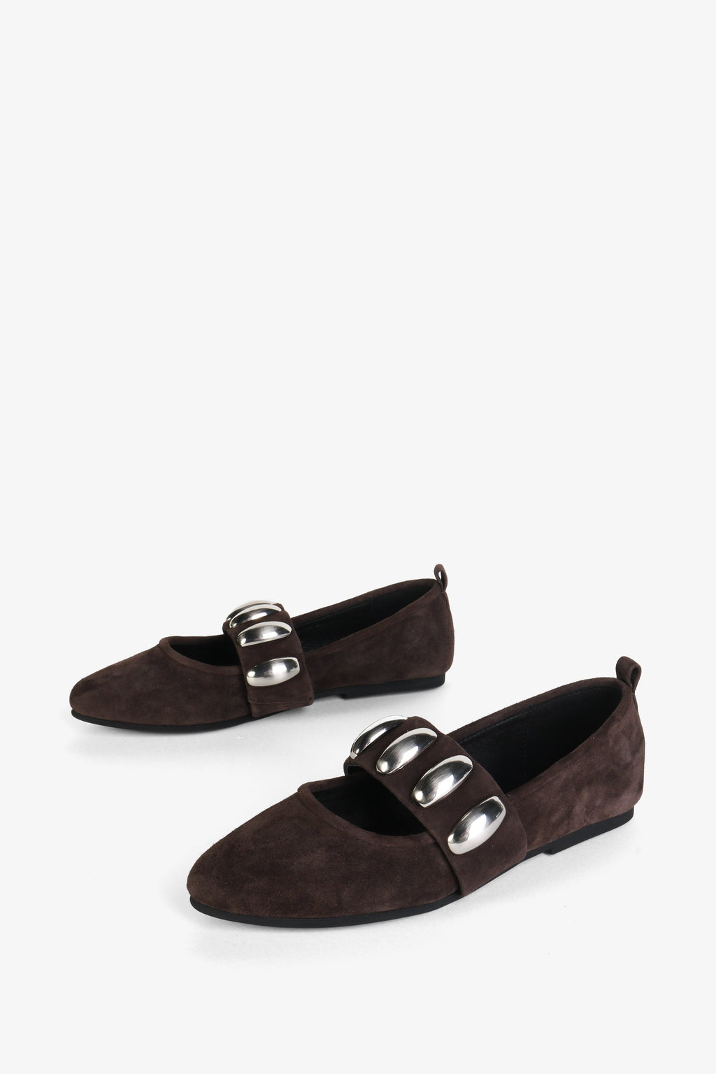 INTENTIONALLY __________. Tone Oversized Stud Mary Jane Flat