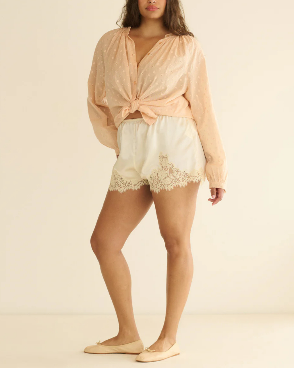DÔEN Iona Short Shorts - Sea Salt
