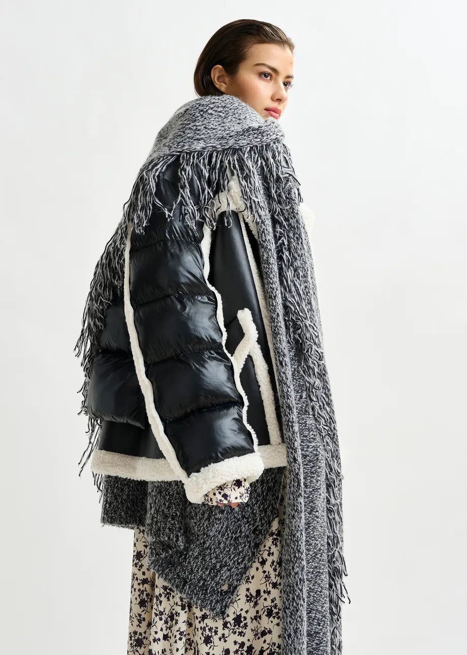 Essentiel Antwerp Ifie Faux Fur Puffer Jacket