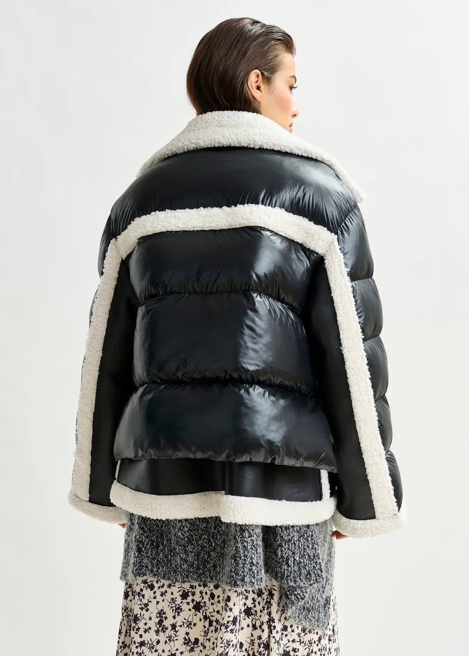 Essentiel Antwerp Ifie Faux Fur Puffer Jacket
