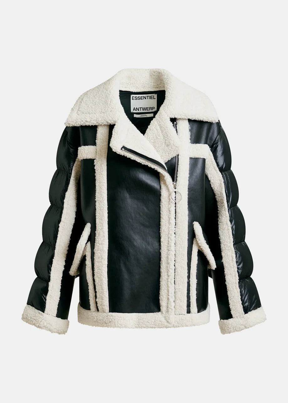 Essentiel Antwerp Ifie Faux Fur Puffer Jacket