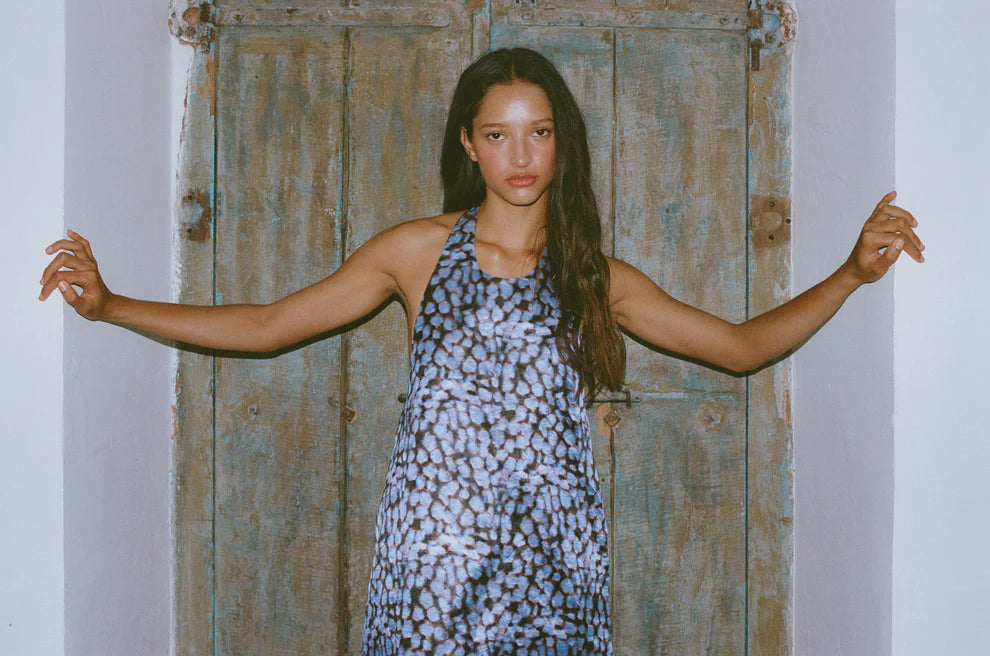Holli Ilia Silk Linen Mini Dress