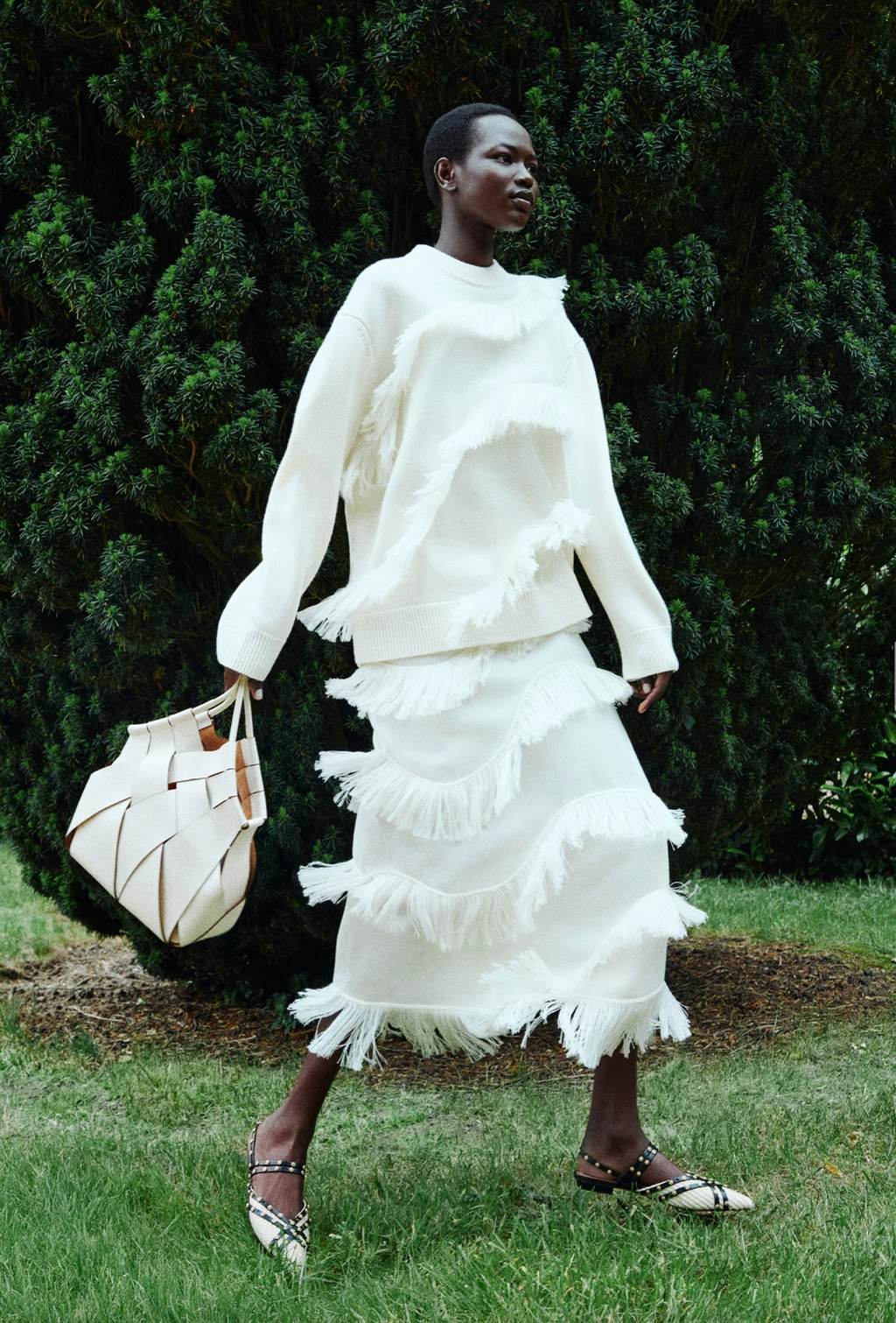 Ulla Johnson Ina Oversized Fringe Pullover