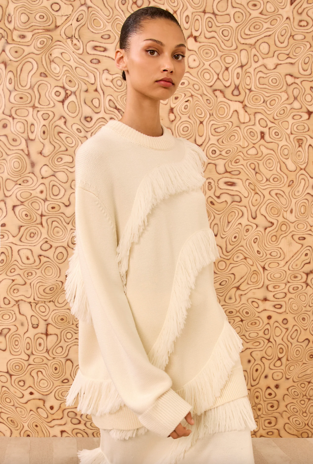 Ulla Johnson Ina Oversized Fringe Pullover