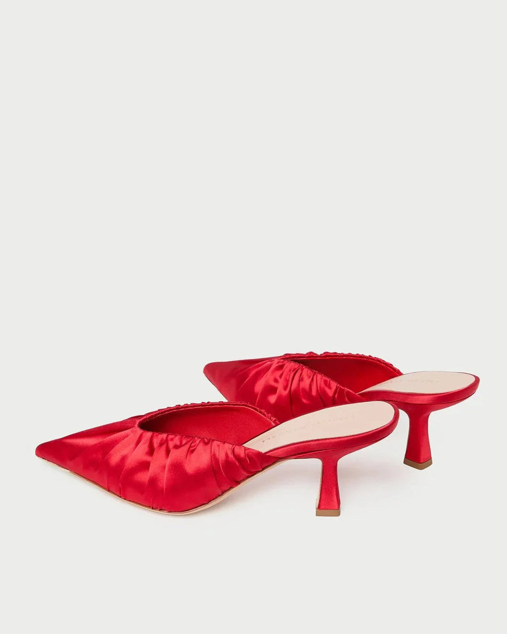 Loeffler Randall Inez Mid-Heel Mule - Red