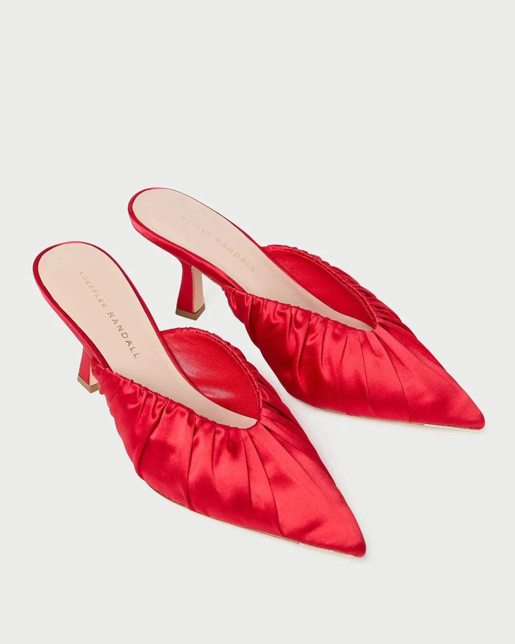 Loeffler Randall Inez Mid-Heel Mule - Red