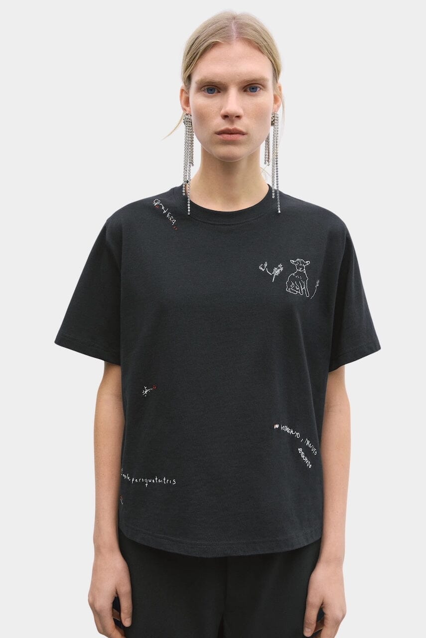 Cordera Instante Embroidered Shirt - Black