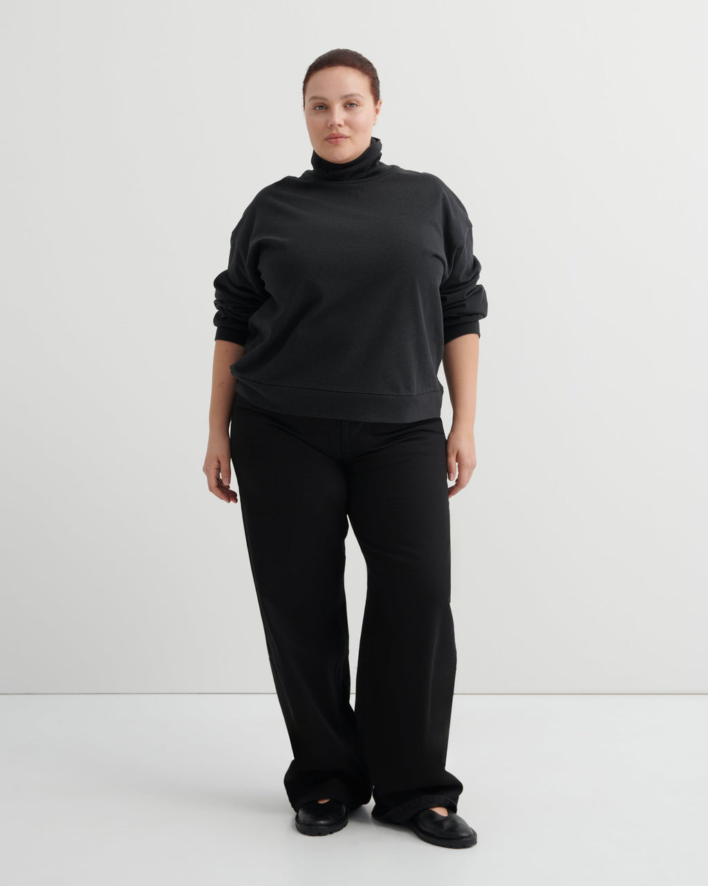 Kowtow Intent Top - Charcoal Marle