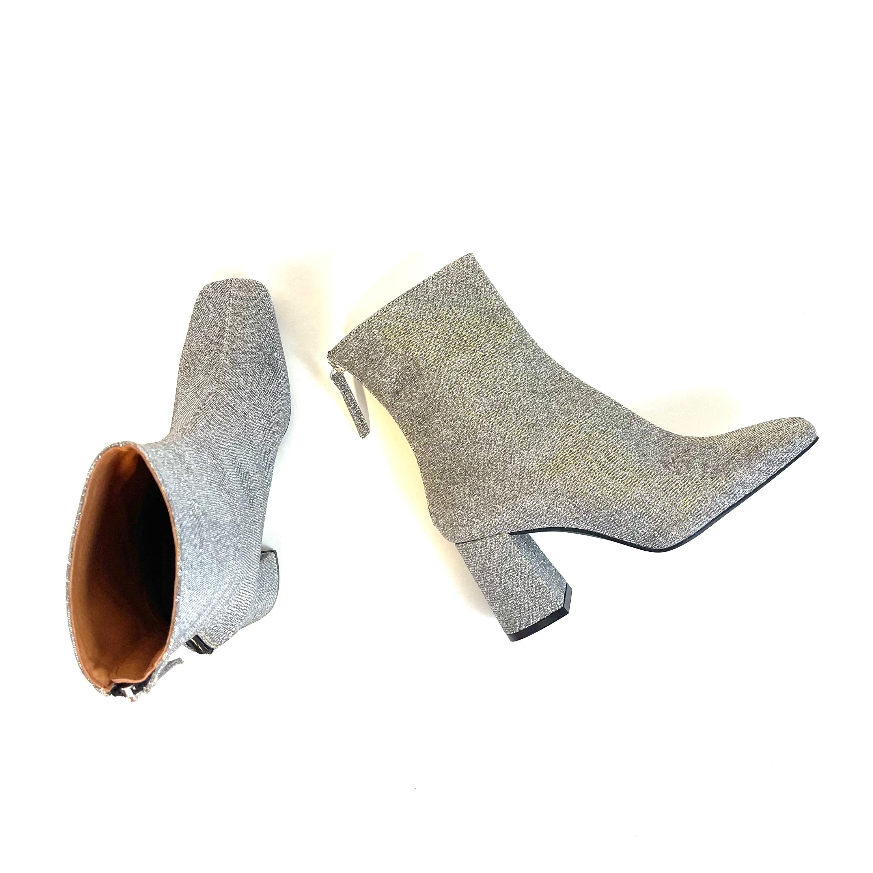 "INTENTIONALLY __________." Tabatha Boot - Disco Silver