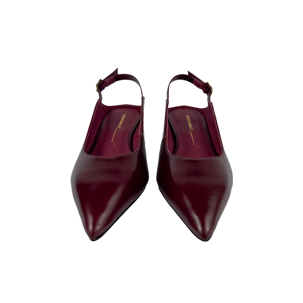 "INTENTIONALLY __________." Lift Micro Wedge Slingback Heel