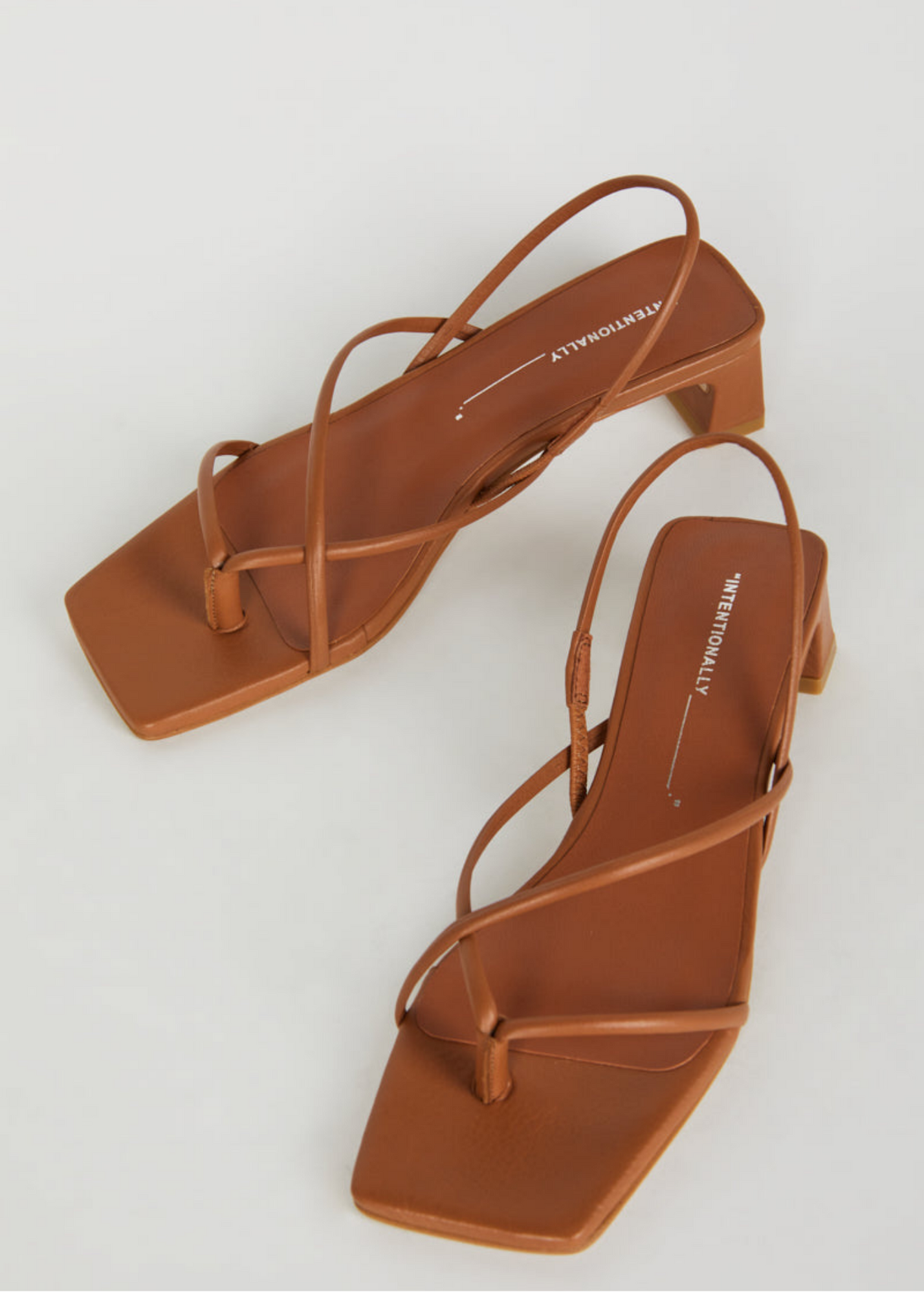 "INTENTIONALLY __________." FREYA - Tan Leather