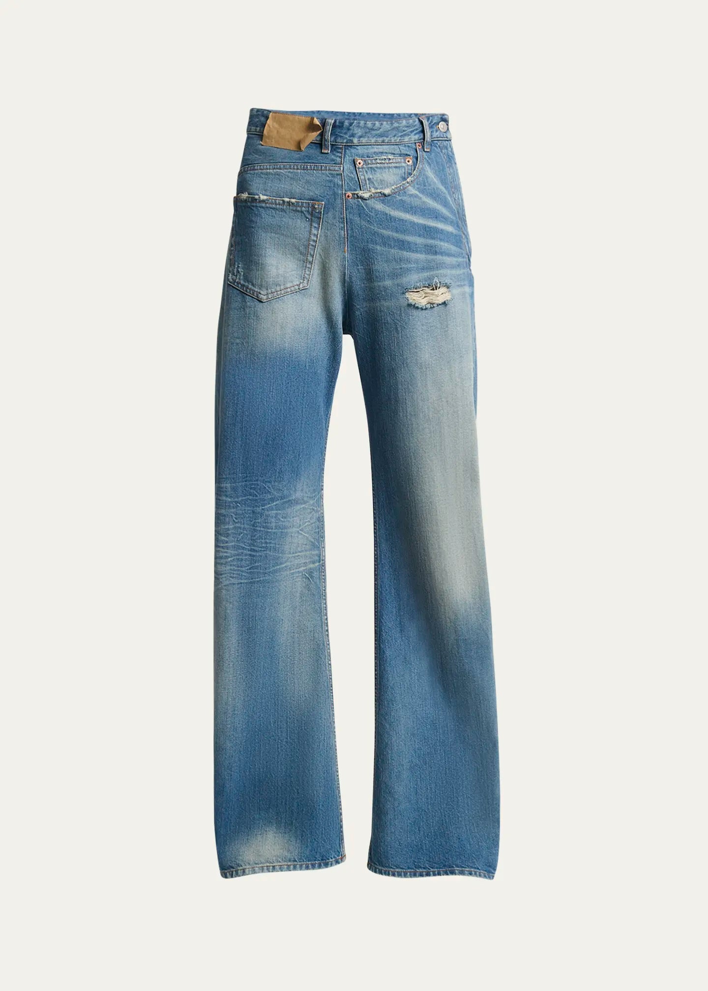 Maison Margiela Inverted Jean in Washed Denim Jeans