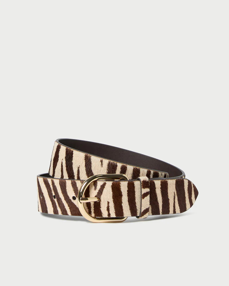 Loeffler Randall Isaac Zebra Belt